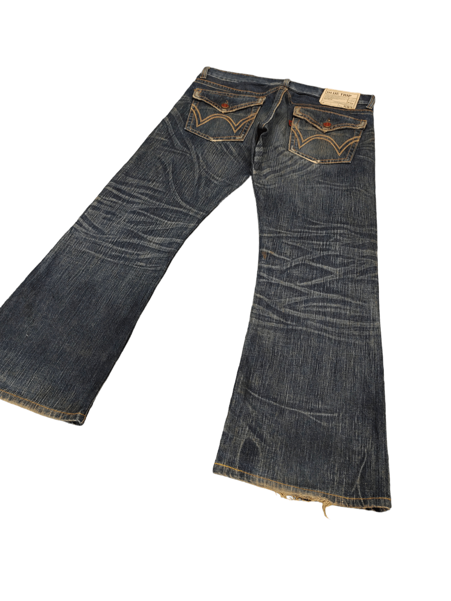 If Six Was Nine Flare Jean Edwin 503 Flare Clawmark Denim Bootcut Mudmax Goa Size US 34 / EU 50 - 12 Thumbnail