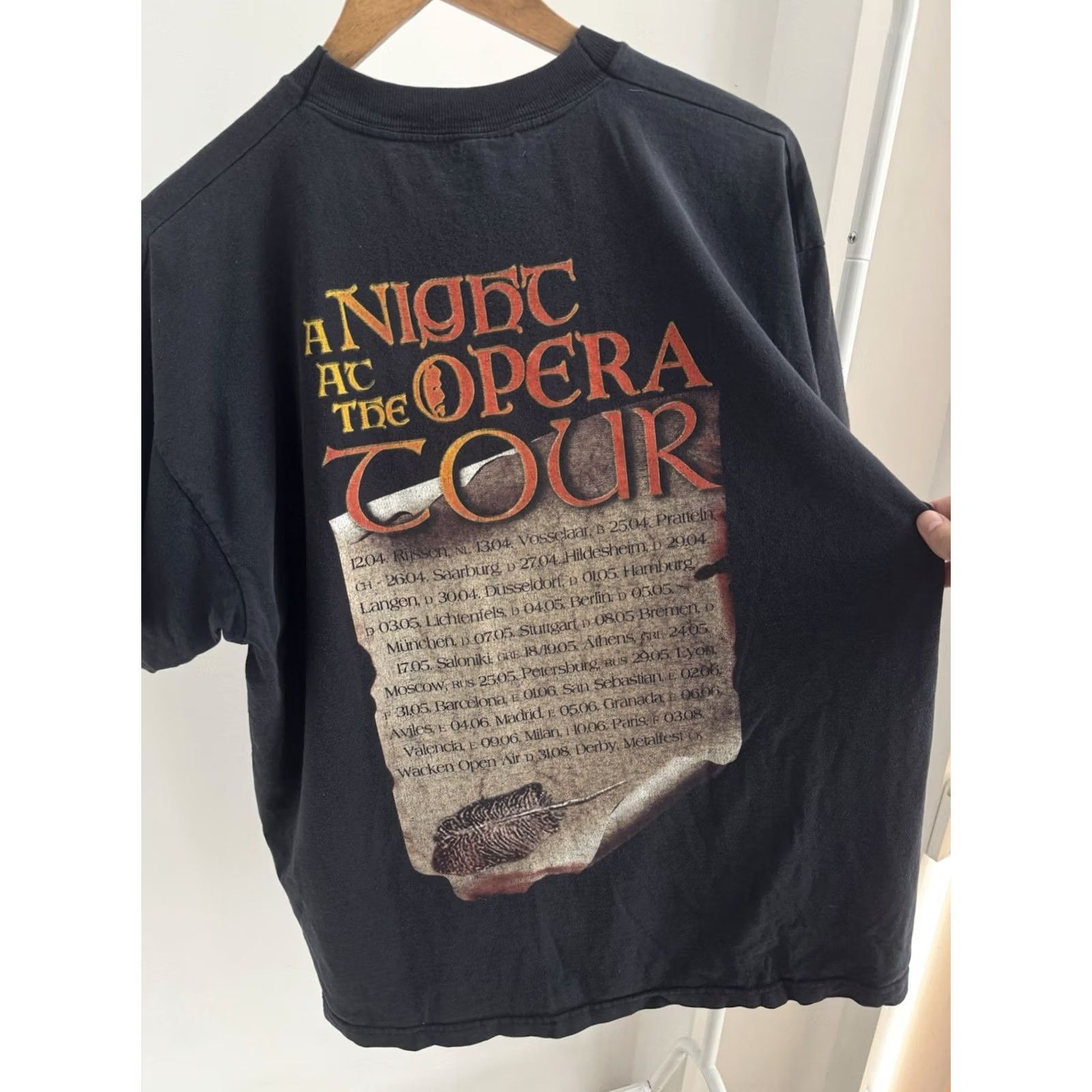 Vintage VINTAGE Blind Guardian Opera Tour 90s Band T-Shirt XL Men Size US XL / EU 56 / 4 - 5 Thumbnail