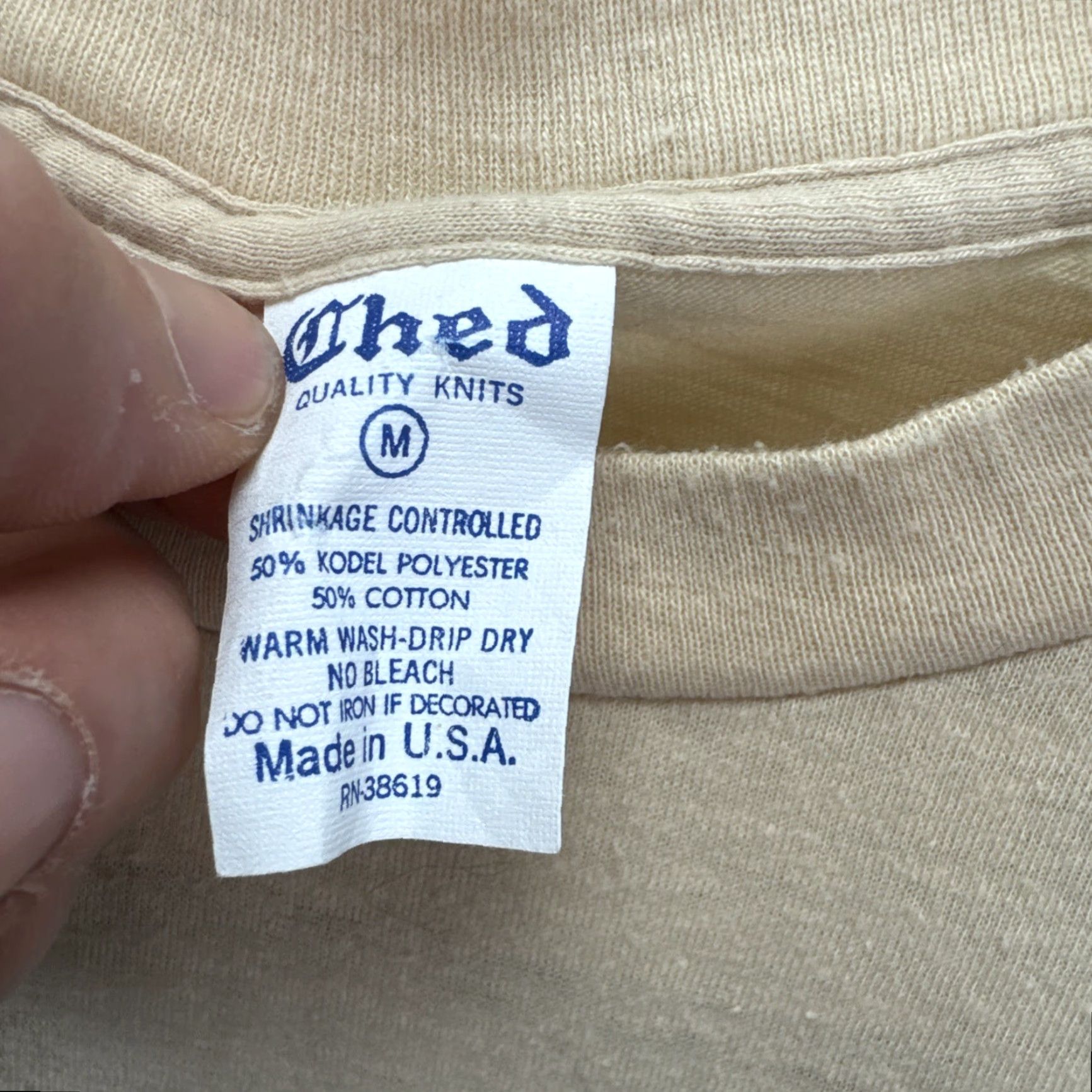 Sunray Sportswear VINTAGE Sun Sportswear T-Shirt Mens M 80s Dad Funny Graphic Print Yellow Short Sleeve Crew Neck USA Made Single Stitch Cotton Polyester Size US M / EU 48-50 / 2 - 3 Thumbnail