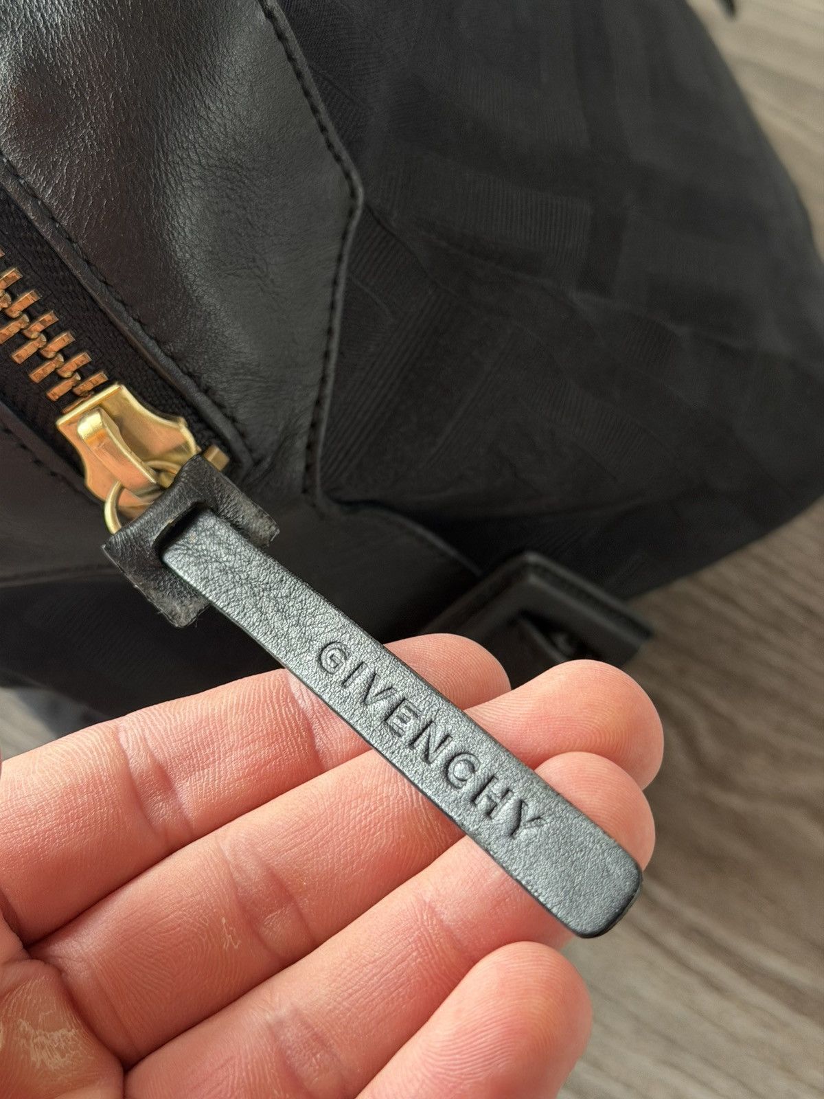 Givenchy Givenchy Black Signature Canvas Leather Boston Monogram Bag Size ONE SIZE - 14 Thumbnail