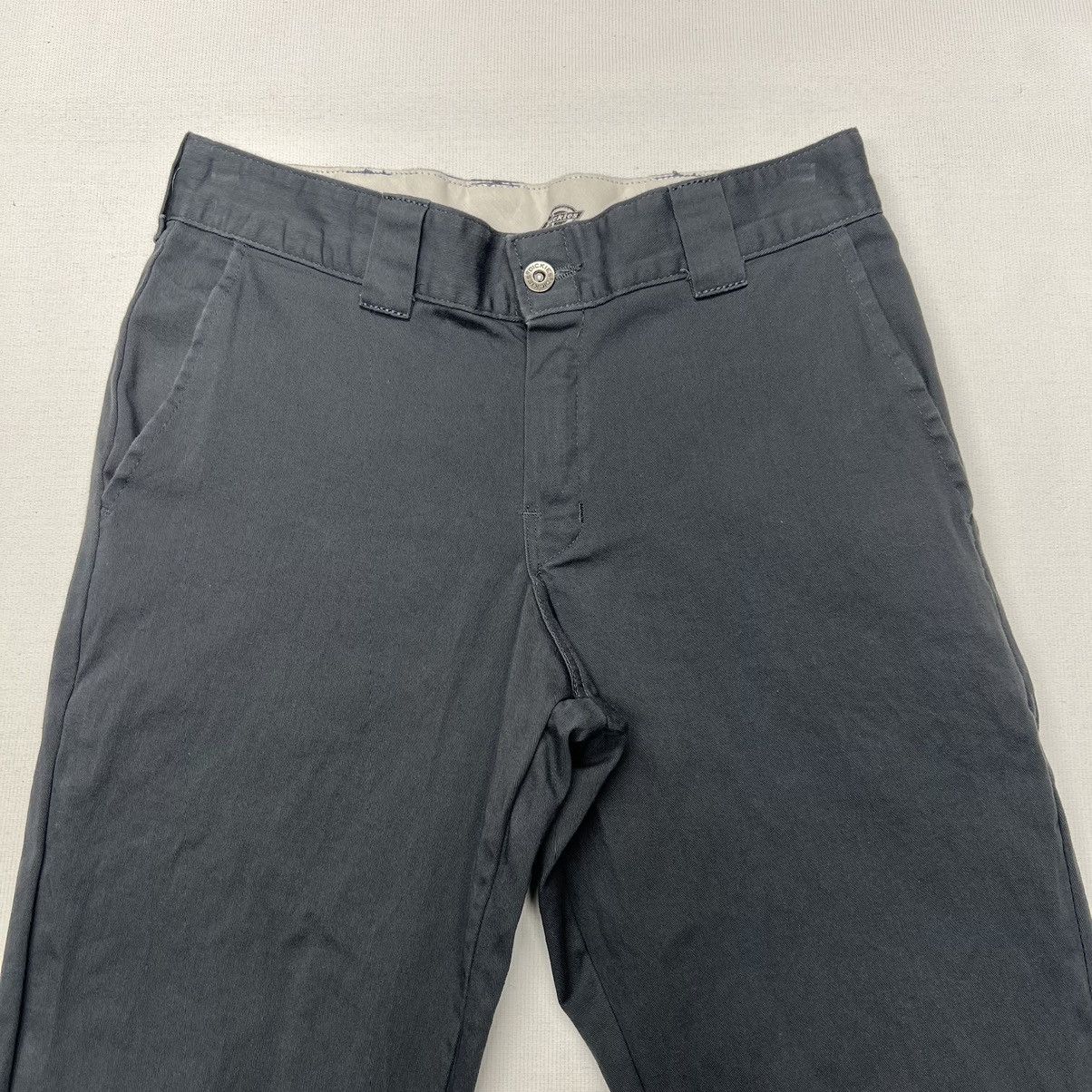 Dickies Dickies Pants Grey Slim Taper Leg Chino Workwear Casual Size US 30 / EU 46 - 4 Thumbnail