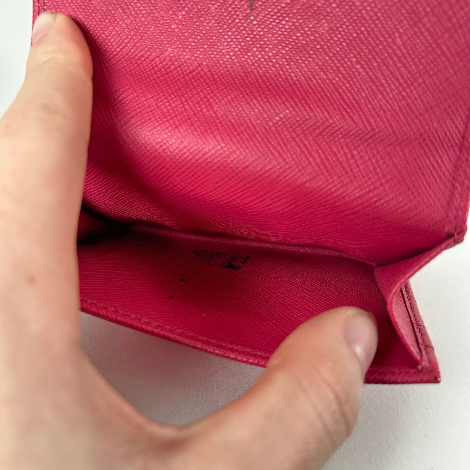 Prada Prada Small Saffiano Pink Wallet Size ONE SIZE - 4 Thumbnail