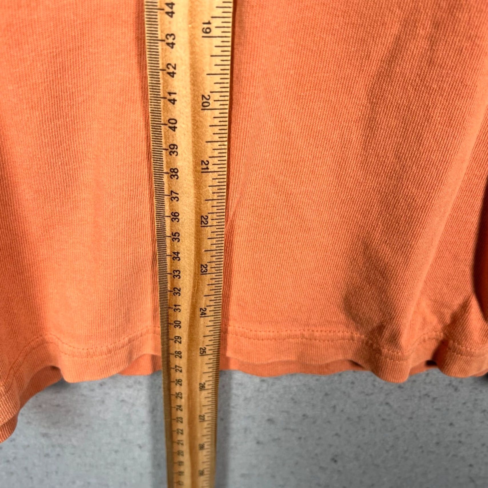 Uniqlo Uniqlo T-Shirt Men's M Orange Cotton Crew Neck Short Sleeve 2020-2029 Size US M / EU 48-50 / 2 - 5 Thumbnail
