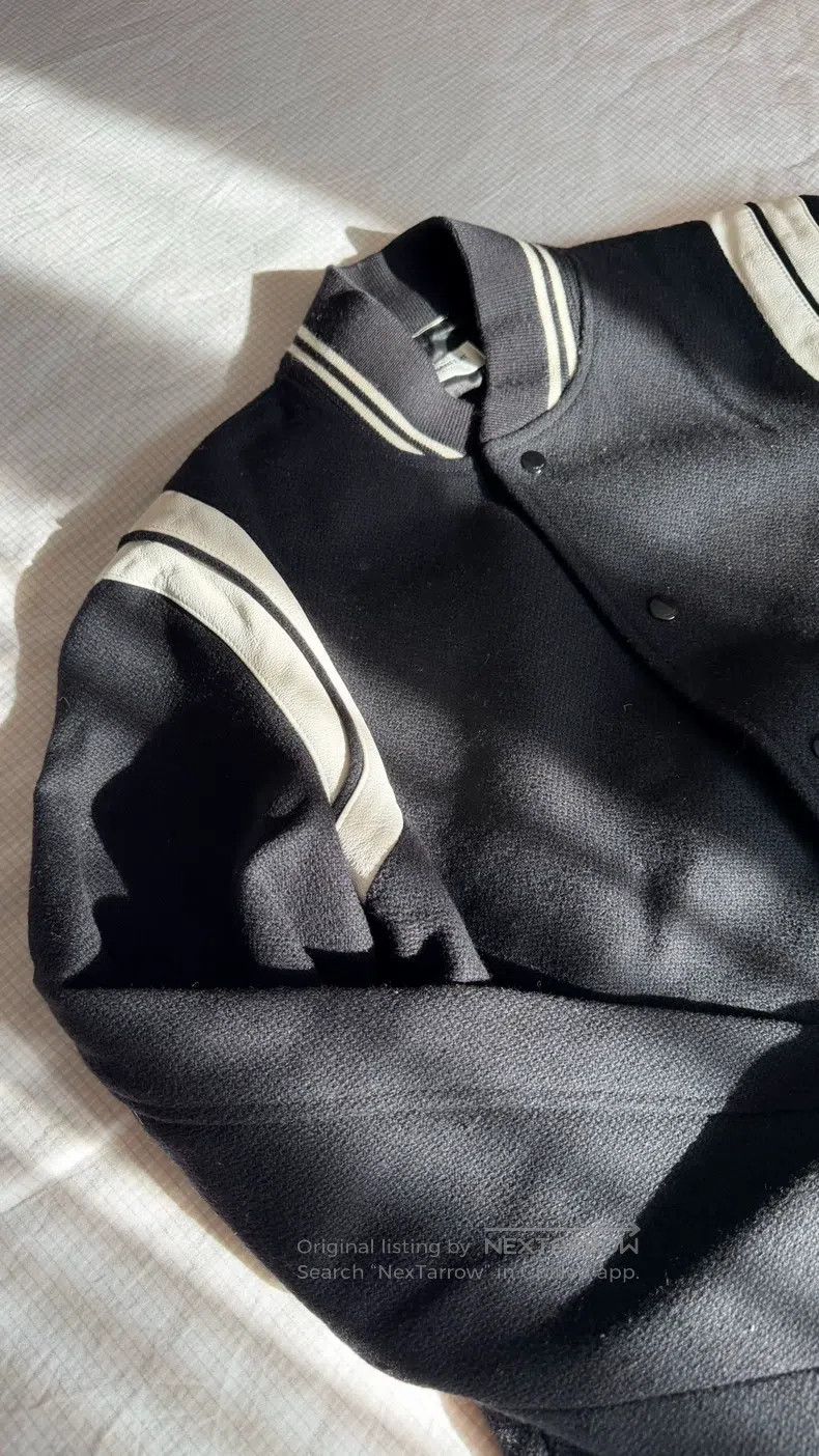 Saint Laurent Paris Saint Laurent Paris Black and White Patch Leather Baseball Size US L / EU 52-54 / 3 - 2 Thumbnail