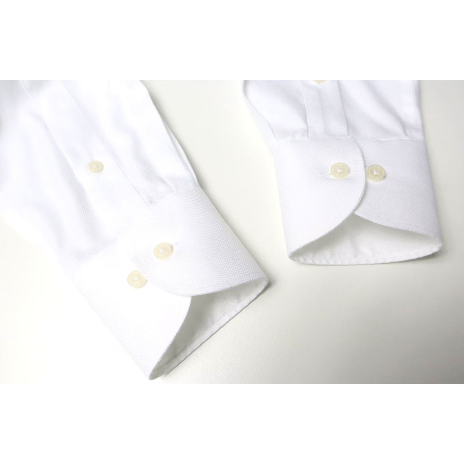 Suitsupply Suitsupply Traveller Slim Fit Formal Shirt Men's 38/15 White Spread Collar Shirt Mens Slim 100% Cotton Long Sleeve Dress Shirt Size 38R - 5 Thumbnail