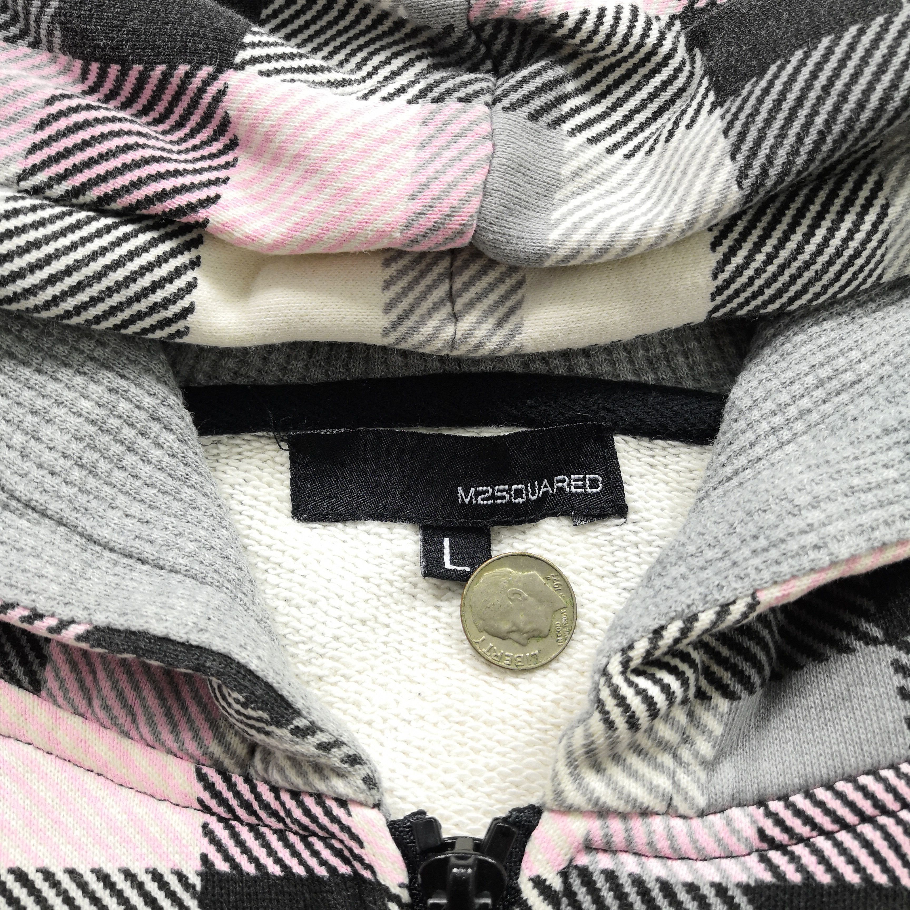 Japanese Brand M25QUARED Sweatshirt Hoodie Flannel Japanese Sweater Hooded Size S / US 4 / IT 40 - 4 Thumbnail