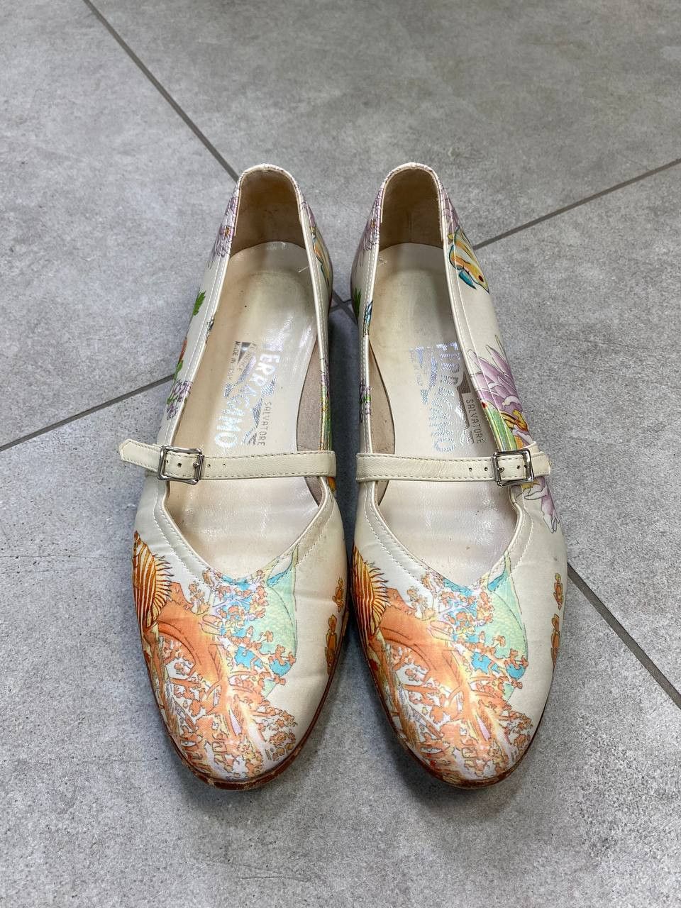 Salvatore Ferragamo Vintage Salvatore Ferragamo Sea Pattern Ballet Flats Shoes Size US 6 / IT 36 - 3 Thumbnail