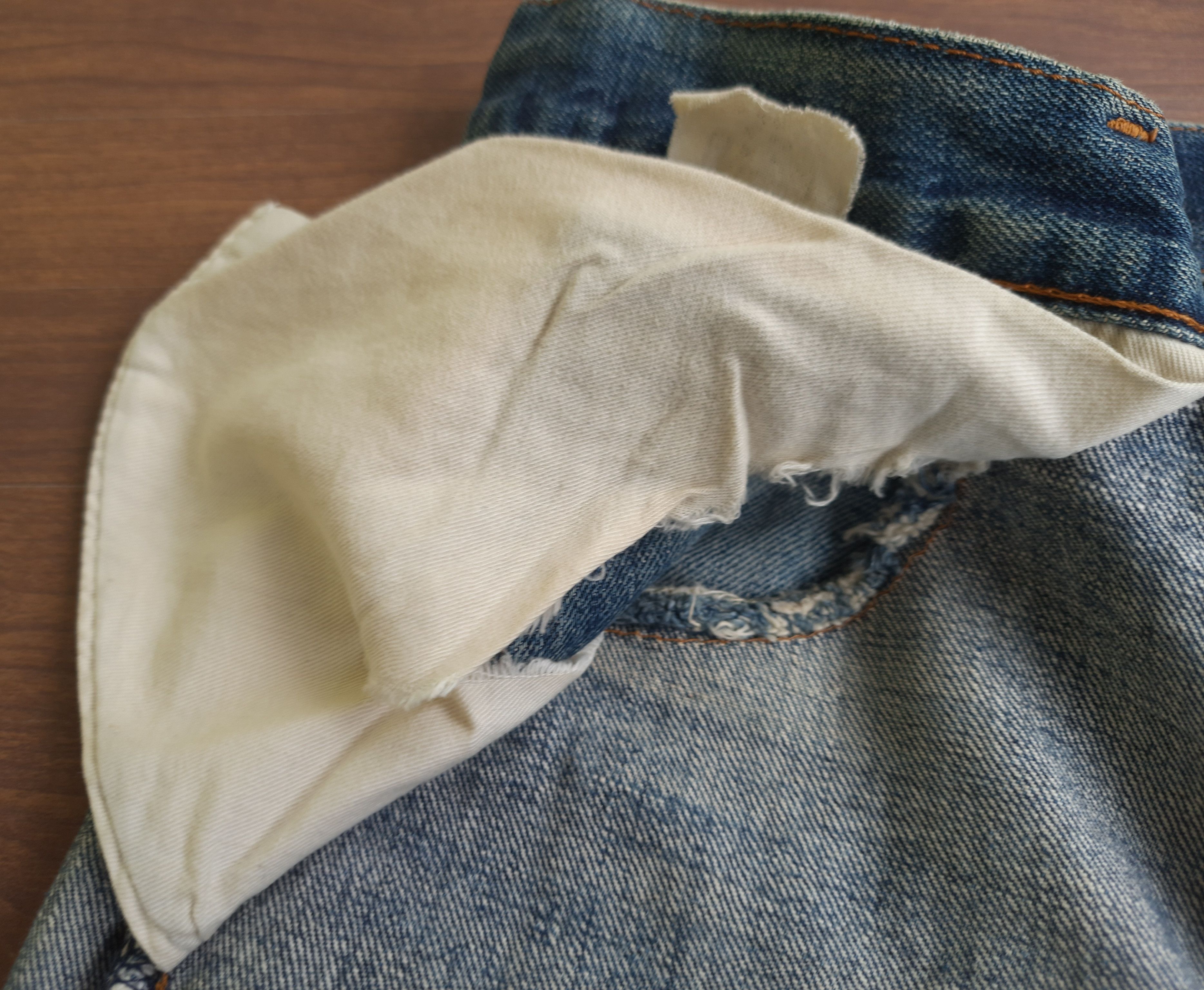 Japanese Brand Distressed Vintage Levis Big E Selvedge Denim Pants Size US 31 - 13 Thumbnail