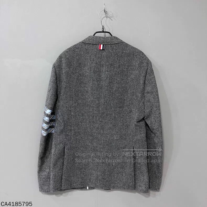 Thom Browne Thom Browne Woolen dark gray Jackets Size US M / EU 48-50 / 2 - 5 Thumbnail