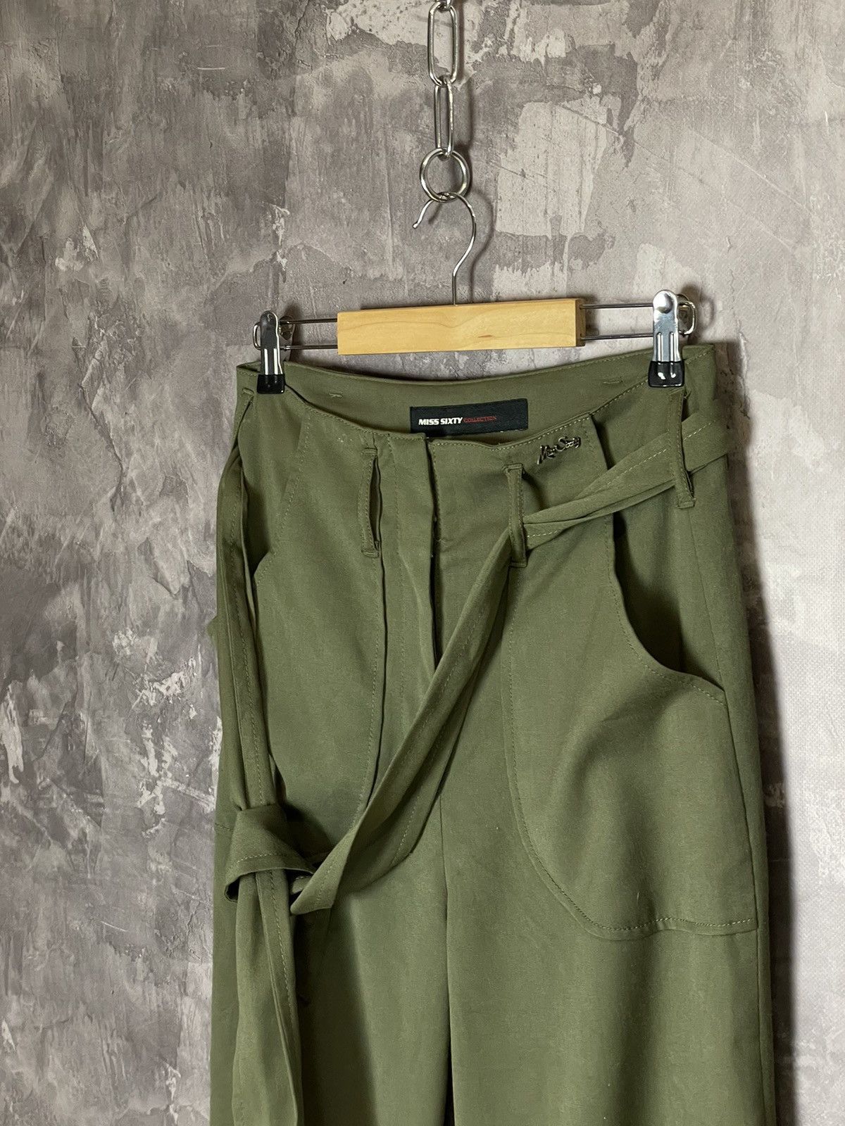 Miss Sixty Miss sixty flared belted low waisted pants y2k japanese Size 30" / US 8 / IT 44 - 6 Thumbnail