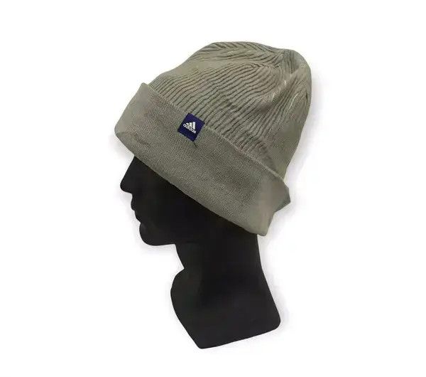 Adidas × Vintage Vintage Adidas Small Logo Beanie Hat Size ONE SIZE - 1 Thumbnail
