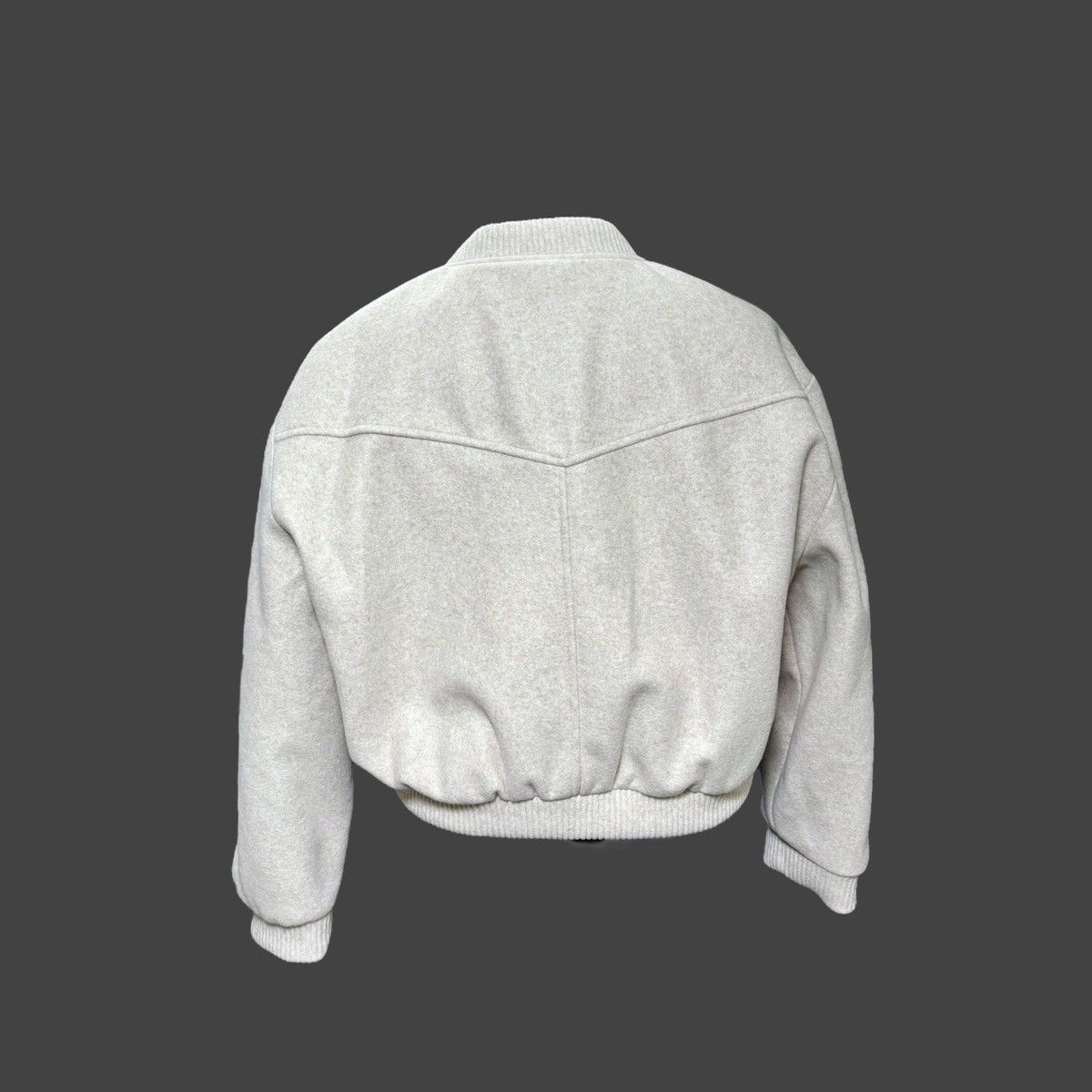 Zara Zara Women’s Soft Cream Beige Short Bomber Jacket sz XL Size XL / US 12-14 / IT 48-50 - 5 Thumbnail