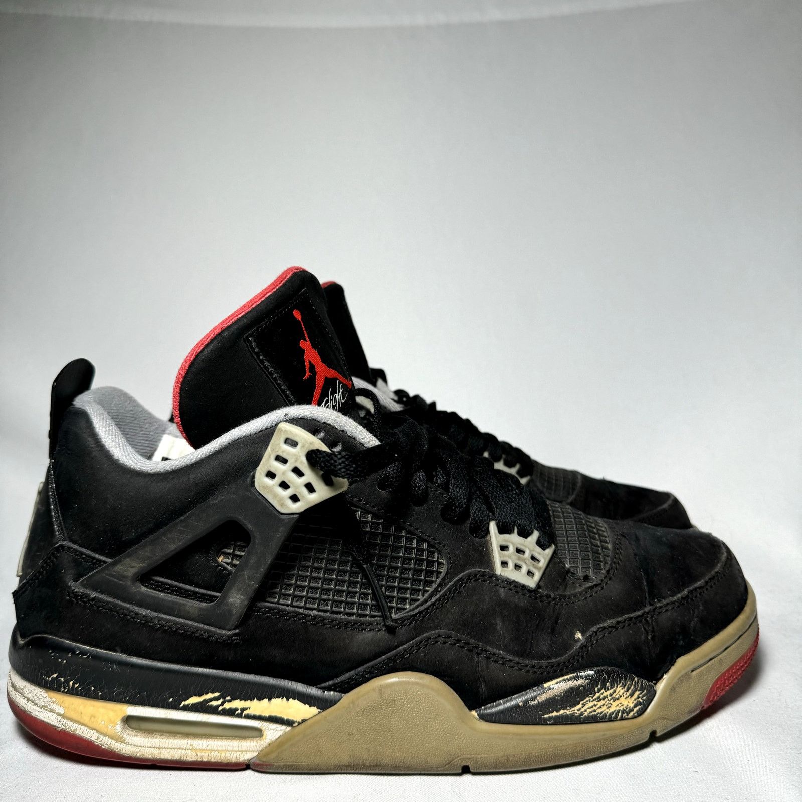 Jordan Brand × Nike Size 12 - Nike Air Jordan 4 Retro Bred 2012 Men's Shoes Size US 12 / EU 45 - 1 Thumbnail