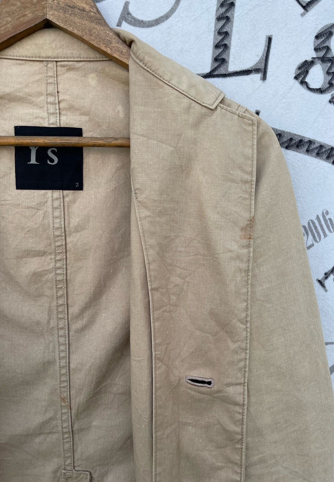 Yohji Yamamoto 🔥Vintage Yohji Yamamoto Y's Cotton Button Jacket Size US S / EU 44-46 / 1 - 19 Thumbnail