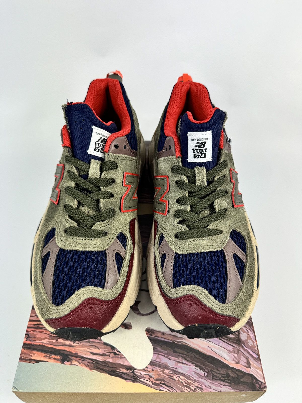 New Balance NEW BALANCE 574 SALEHE BEMBURY YURT WHISTLE SNEAKERS Size US 7.5 / EU 40-41 - 3 Thumbnail