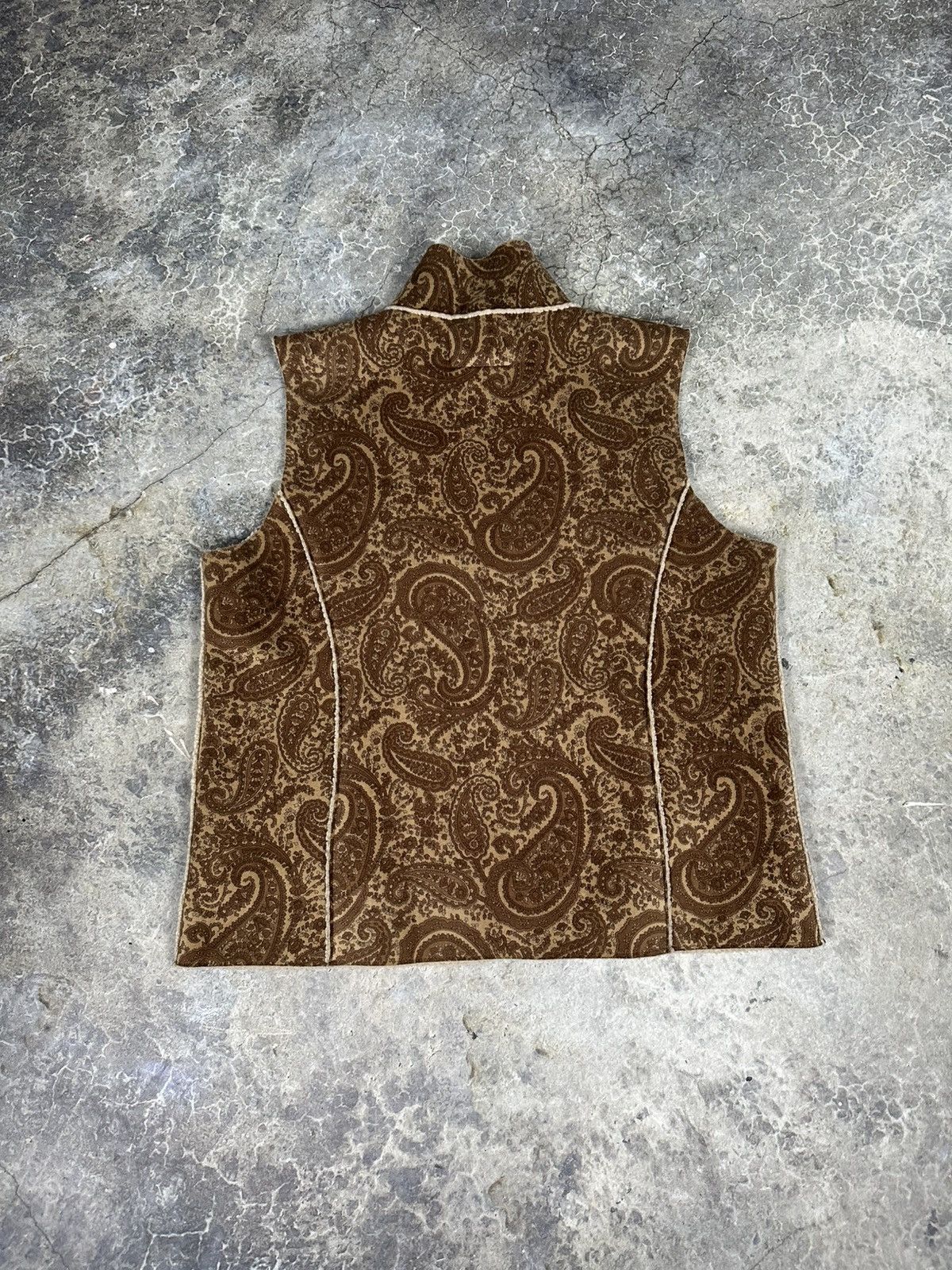 Japanese Brand × Vintage Insane vintage paisley vest Size US XL / EU 56 / 4 - 4 Thumbnail