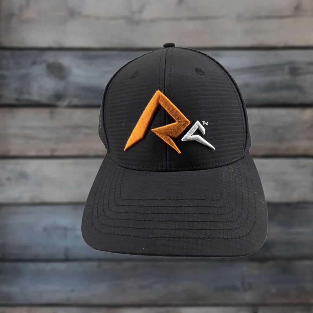 LIV Outdoor Outdoor Ridge Cut Toughwear Snapback Hat Logo Embroidered Dad Cap Adjustable Hat Mens Black One Size Adjustable Breather Concept Logo Baseball Cap Size ONE SIZE - 1 Thumbnail