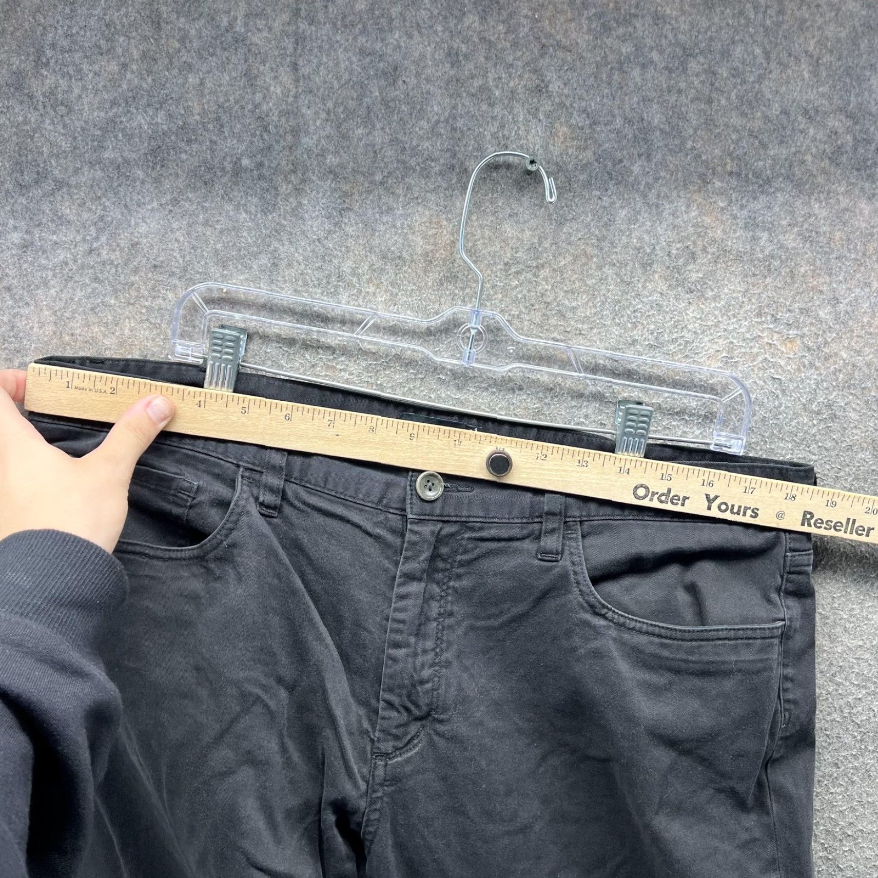 Vince Vince Pants Mens 36 Black Chino Five Pocket Casual Straight Leg Pants Size US 36 / EU 52 - 5 Thumbnail