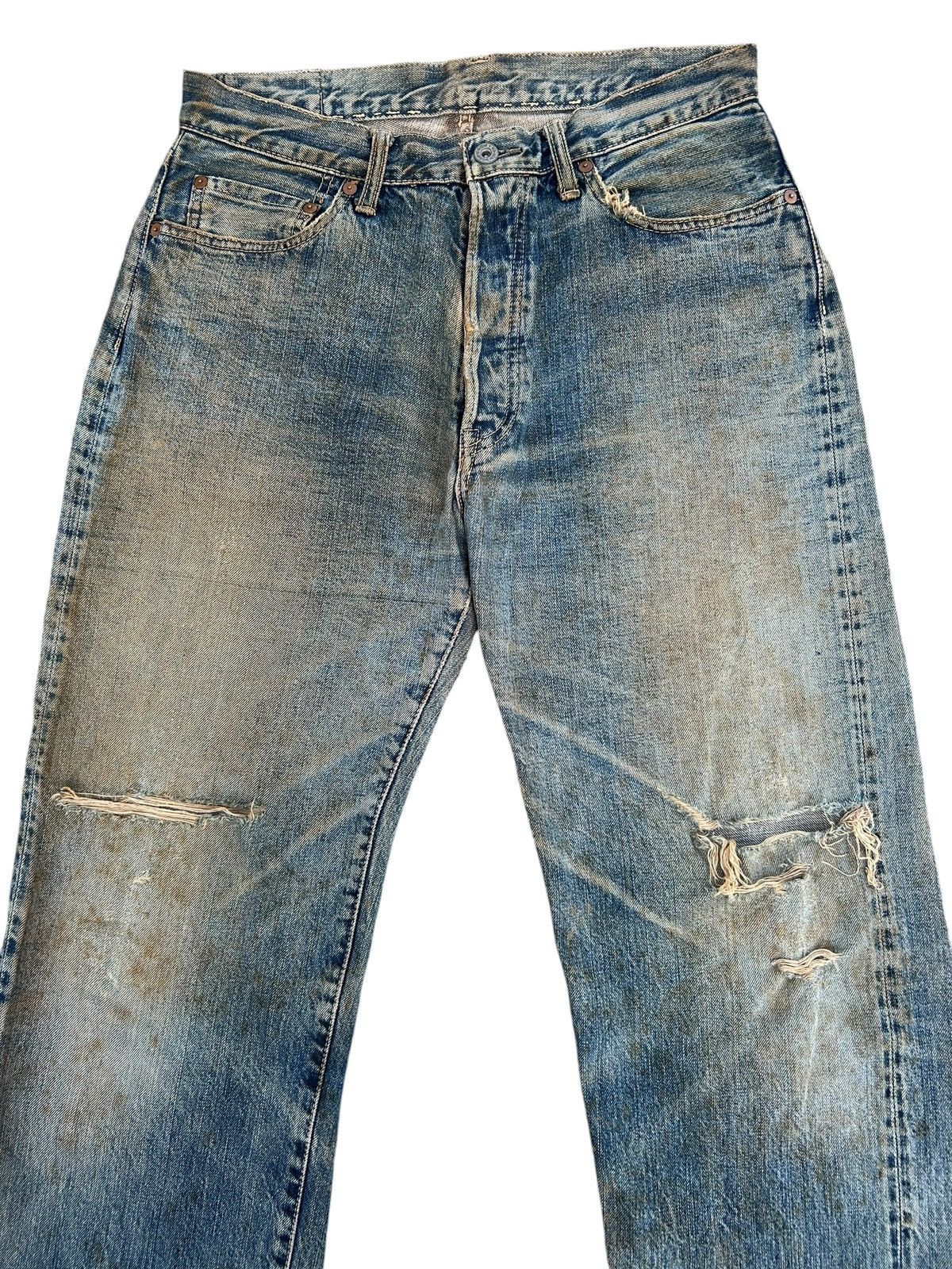 Kapital Thrashed Vintage Japanese Brand Pinball Selvedge Denim Jeans Size US 31 - 5 Thumbnail