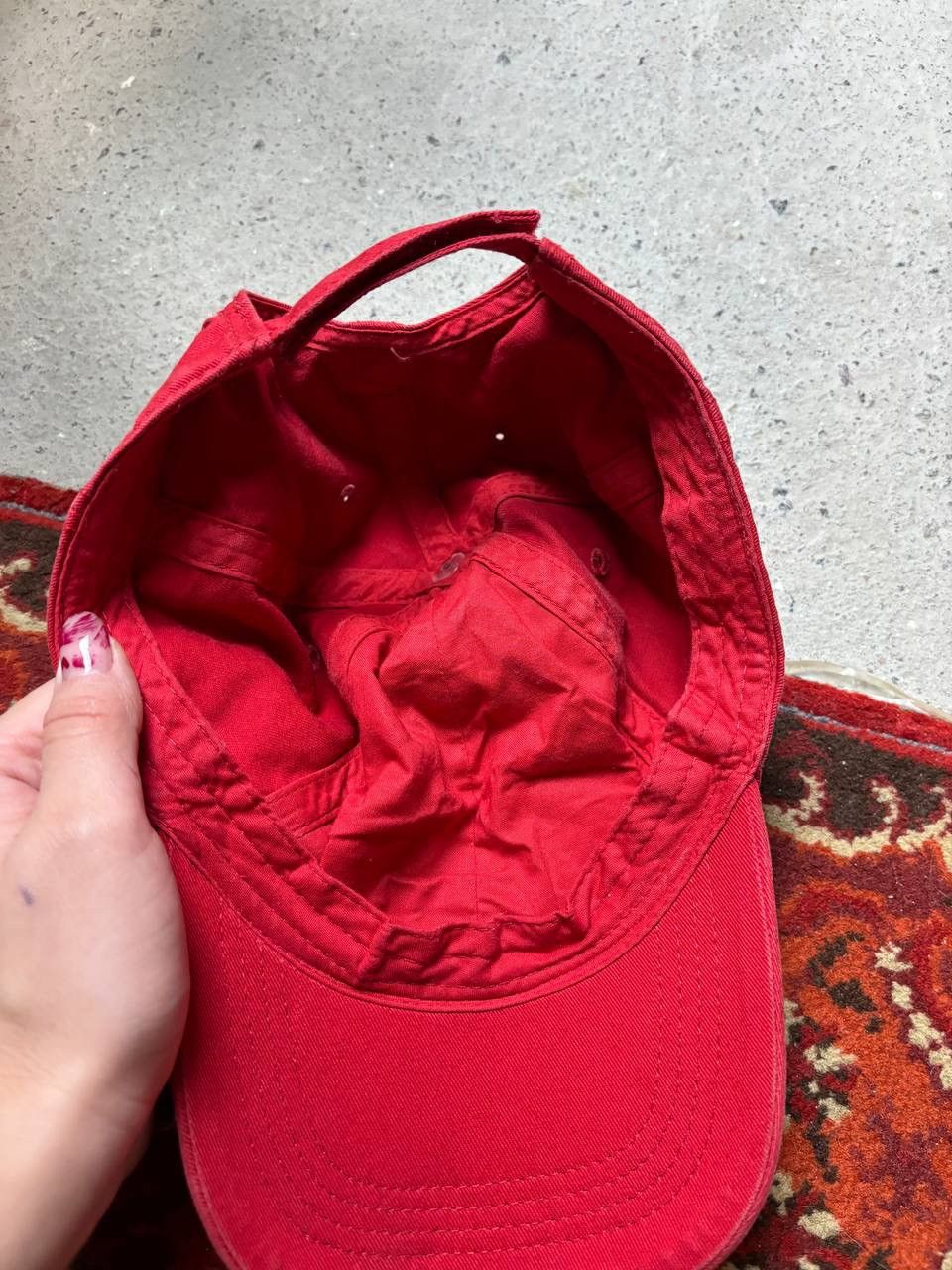 Gap × Vintage Vintage Y2K Gap Yeezy Style Embroidered Big Logo Cap Size ONE SIZE - 5 Thumbnail
