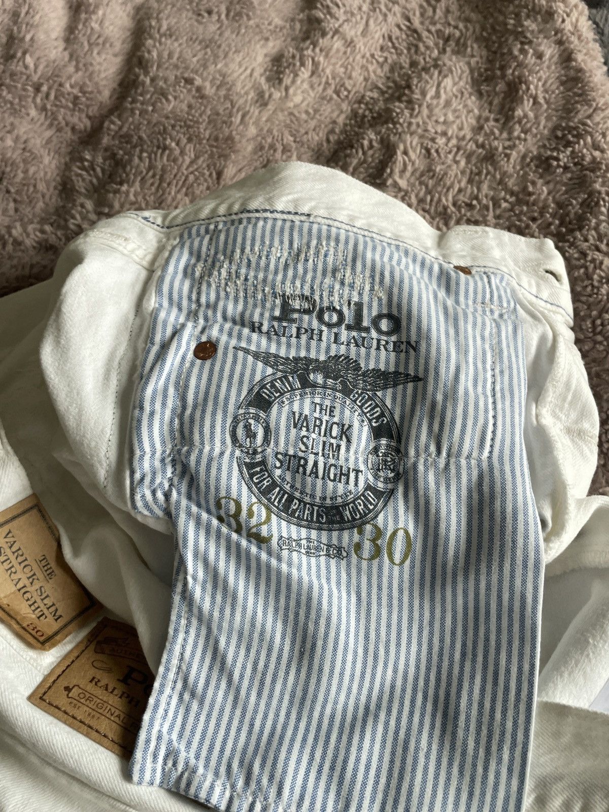 Polo Ralph Lauren NewPort The Varick Slim straight leg nwt 248.00 Size US 33 - 12 Thumbnail