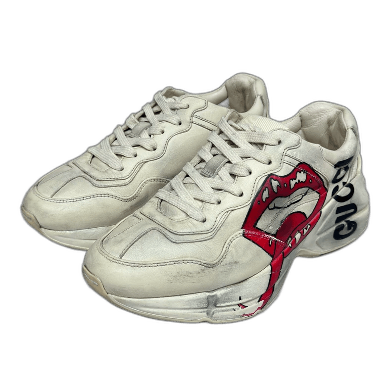 Gucci Gucci Red Lip Old Daddy Shoes Size 35.5 Size US 7 / IT 37 - 1 Thumbnail