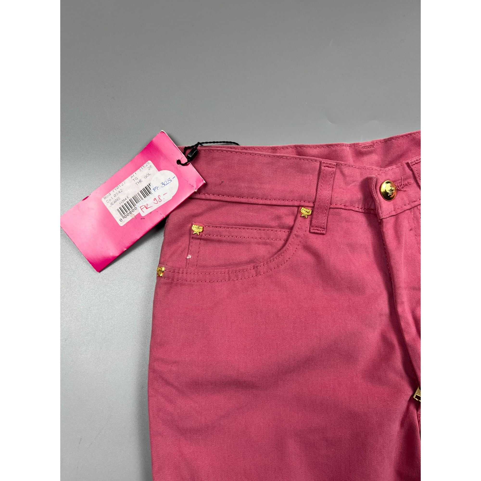 MCM MCM Pink Denim Pants Size 26 (Y0815) Size 26" / US 2 / IT 38 - 6 Thumbnail