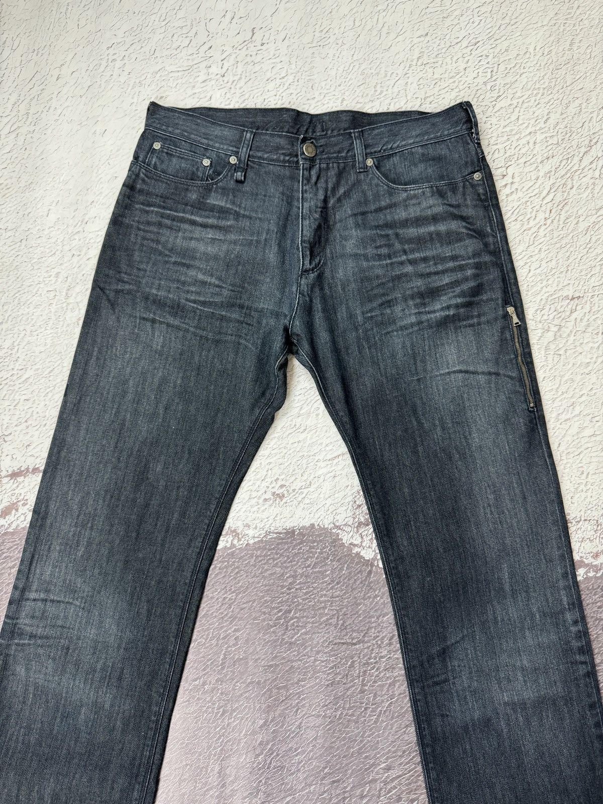Neil Barrett Neil Barrett Indigo dark straight denim jeans zip pocket Size US 34 / EU 50 - 6 Thumbnail