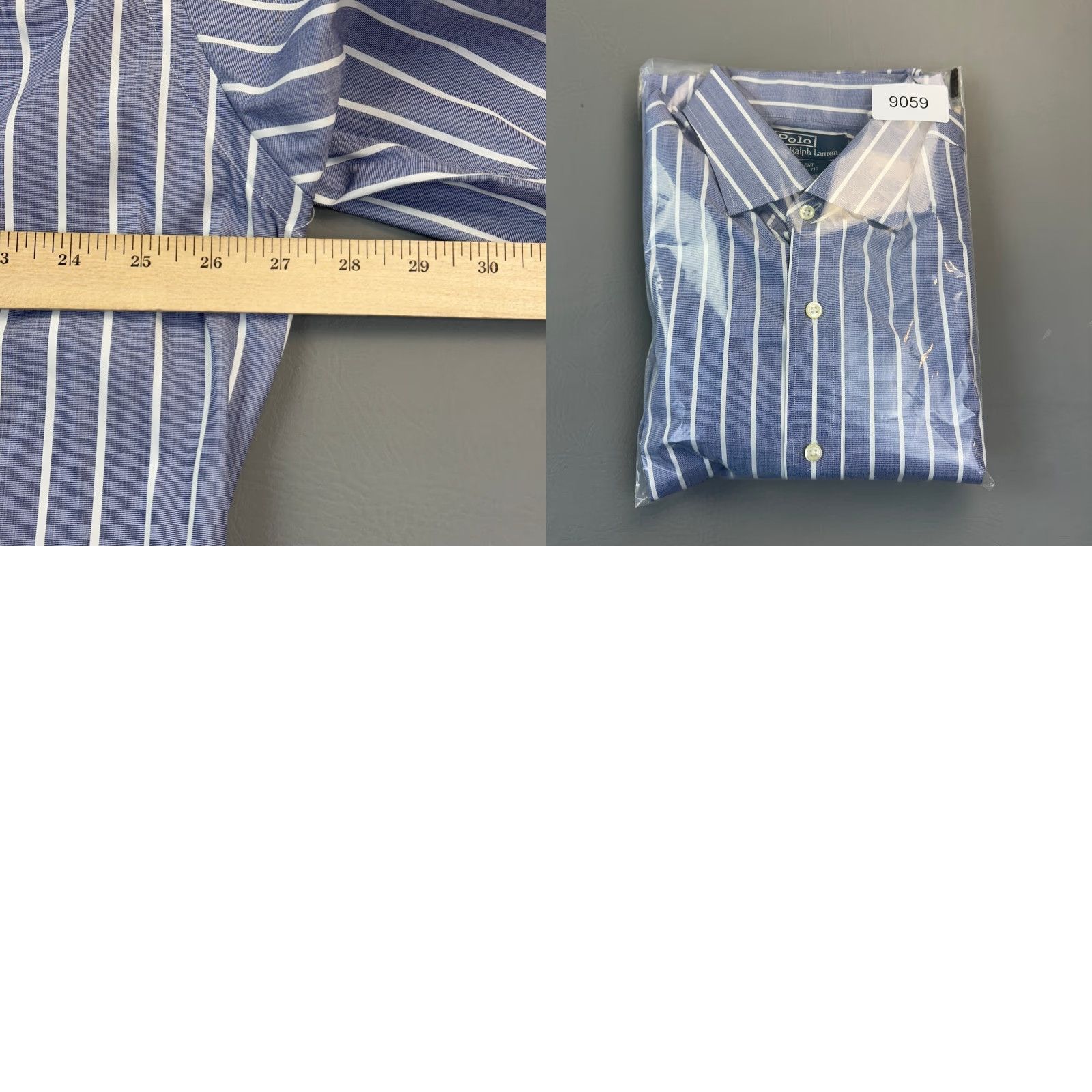 Polo Ralph Lauren VINTAGE Polo Ralph Lauren Shirt Mens XL Blue Striped Regent Classic Fit Casual Size US XL / EU 56 / 4 - 9 Thumbnail
