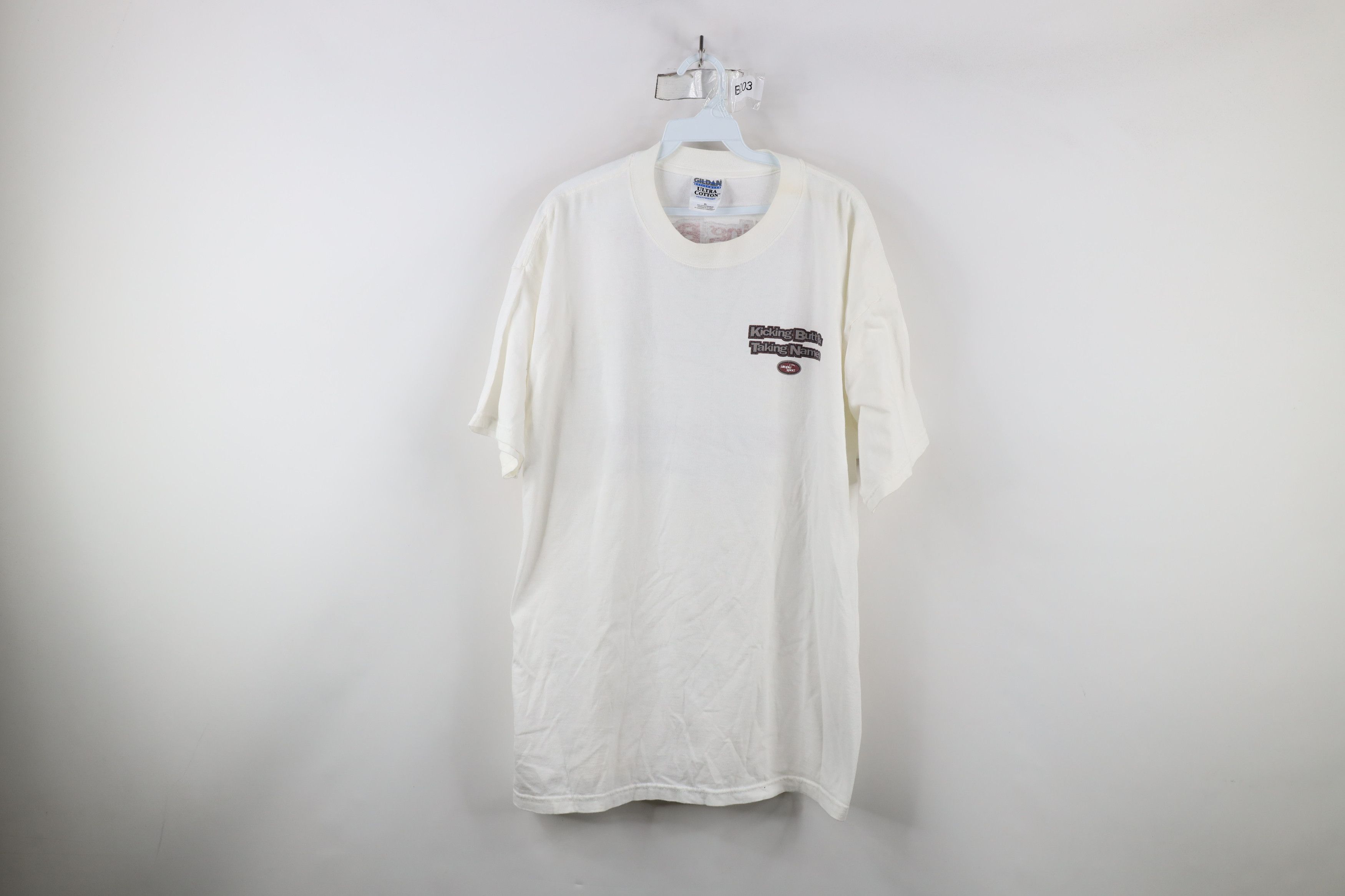Vintage Vintage 90s and Taking Names Soccer Football T-Shirt White Size US XL / EU 56 / 4 - 1 Thumbnail