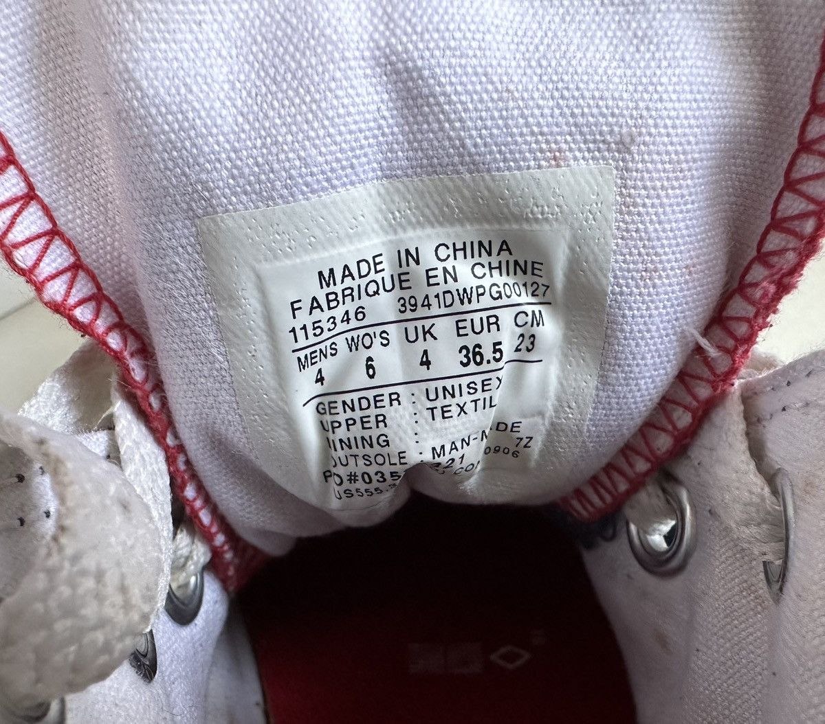 Converse Converse Chuck Taylor Double Tongue 6 Us/4 Uk/36,5 Eur/23 Cm Size US 6 / IT 36 - 10 Thumbnail