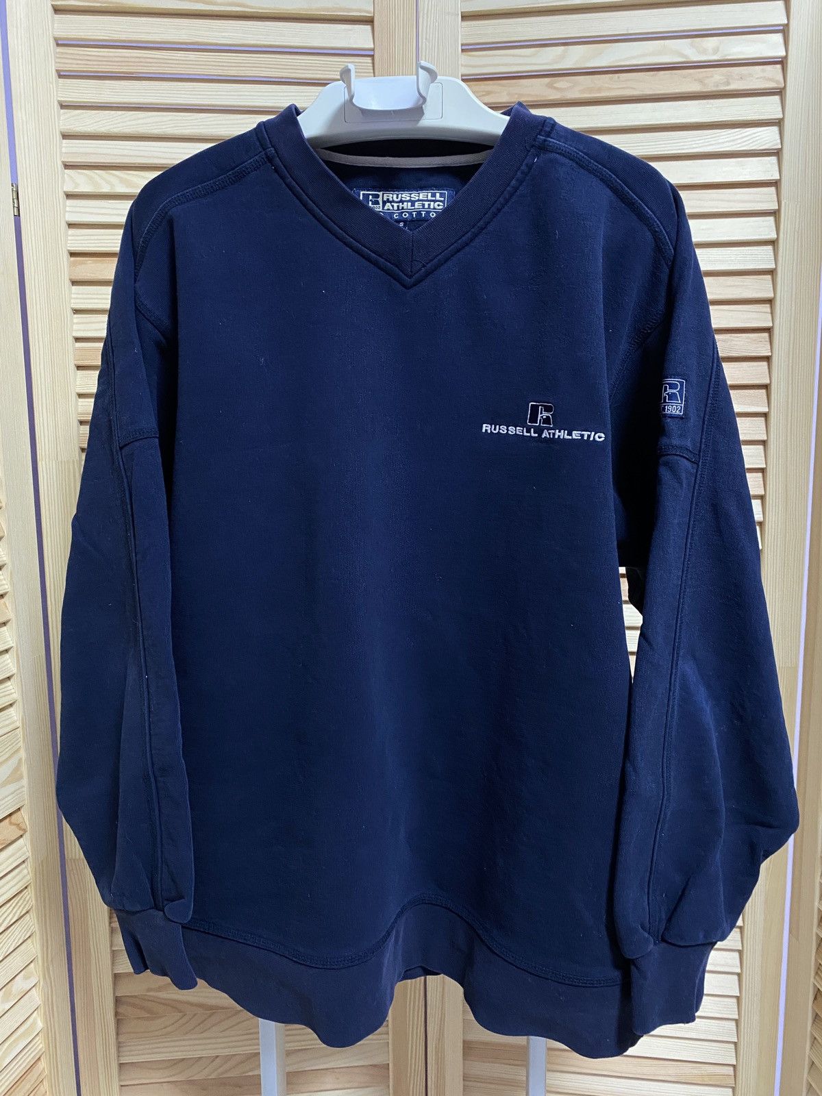 Russell Athletic 🌠 Vintage 90s Sweater Russell Athletic Boxy Fit Oversized Size US S / EU 44-46 / 1 - 6 Thumbnail