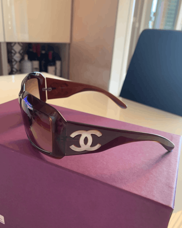Chanel CHANEL Sunglasses 5076 Rimless Rhinestone Vintage 4017 Size ONE SIZE - 1 Thumbnail