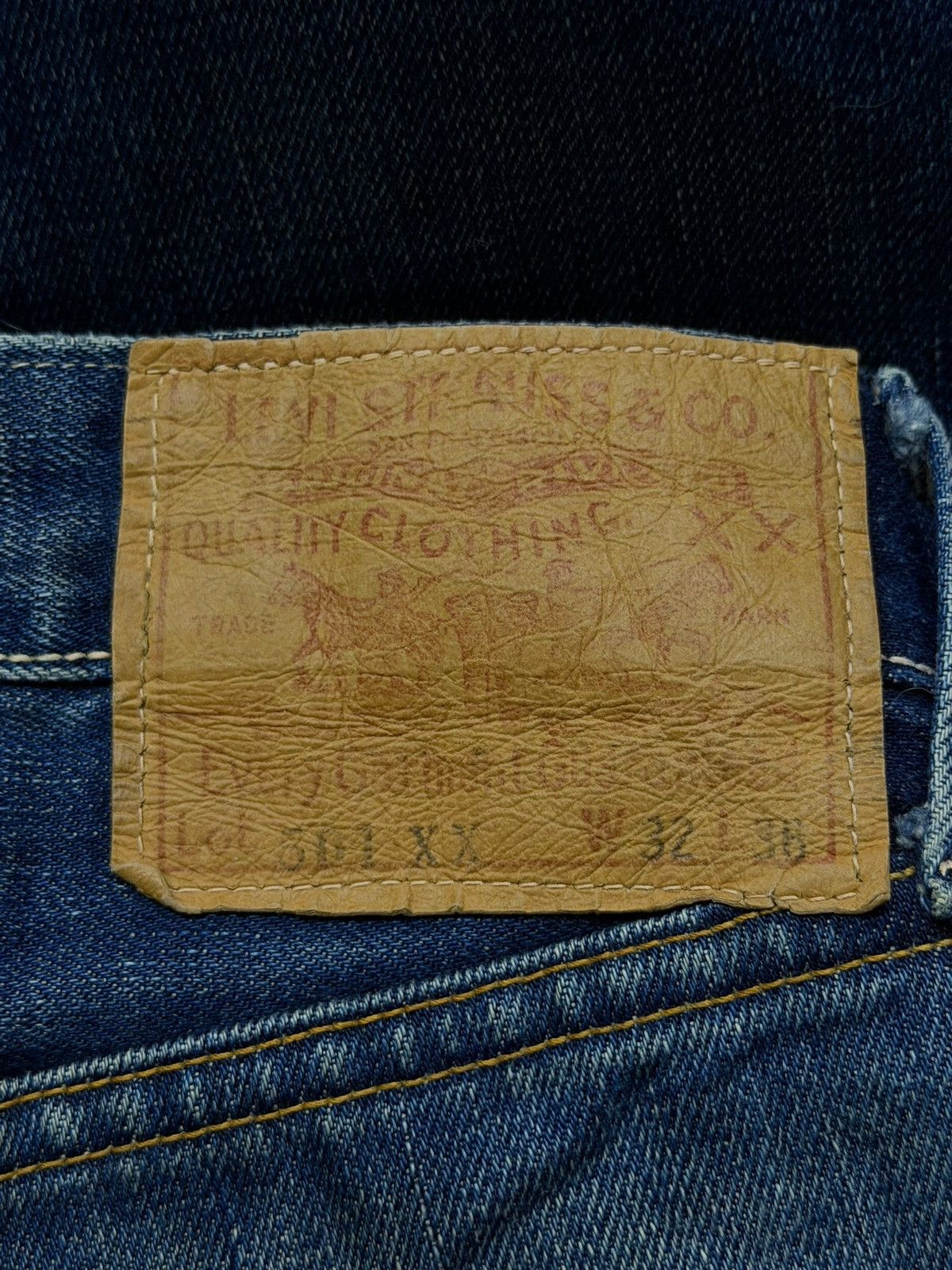 Levi's Vintage Clothing Vintage 00s Levi’s 501XX (LVC) Japan Big E Vintage Repro W31 Size US 31 - 15 Thumbnail