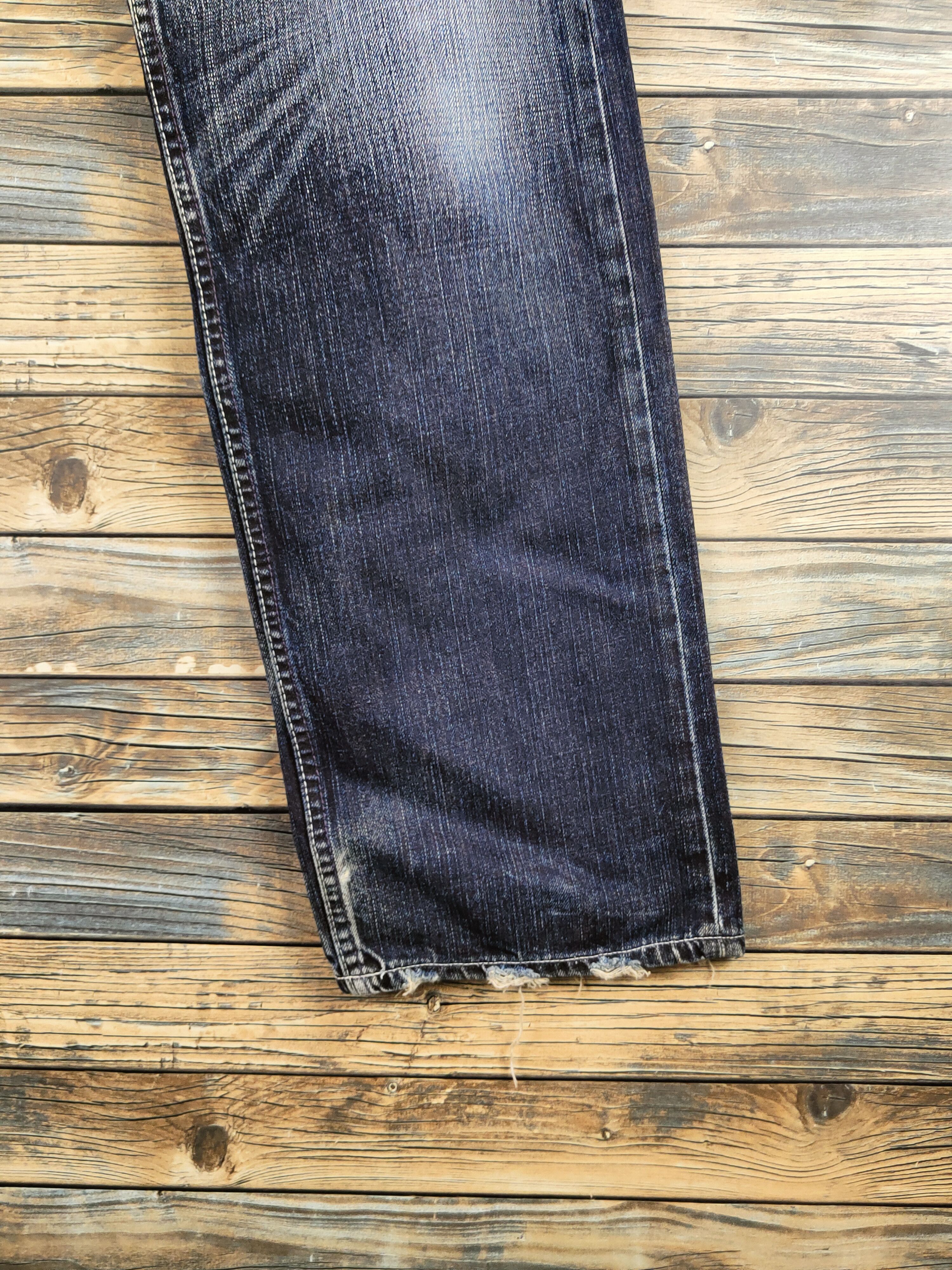 Levi's Levi's Black Distressed faded denim Jeans #S2830 Size US 29 - 6 Thumbnail