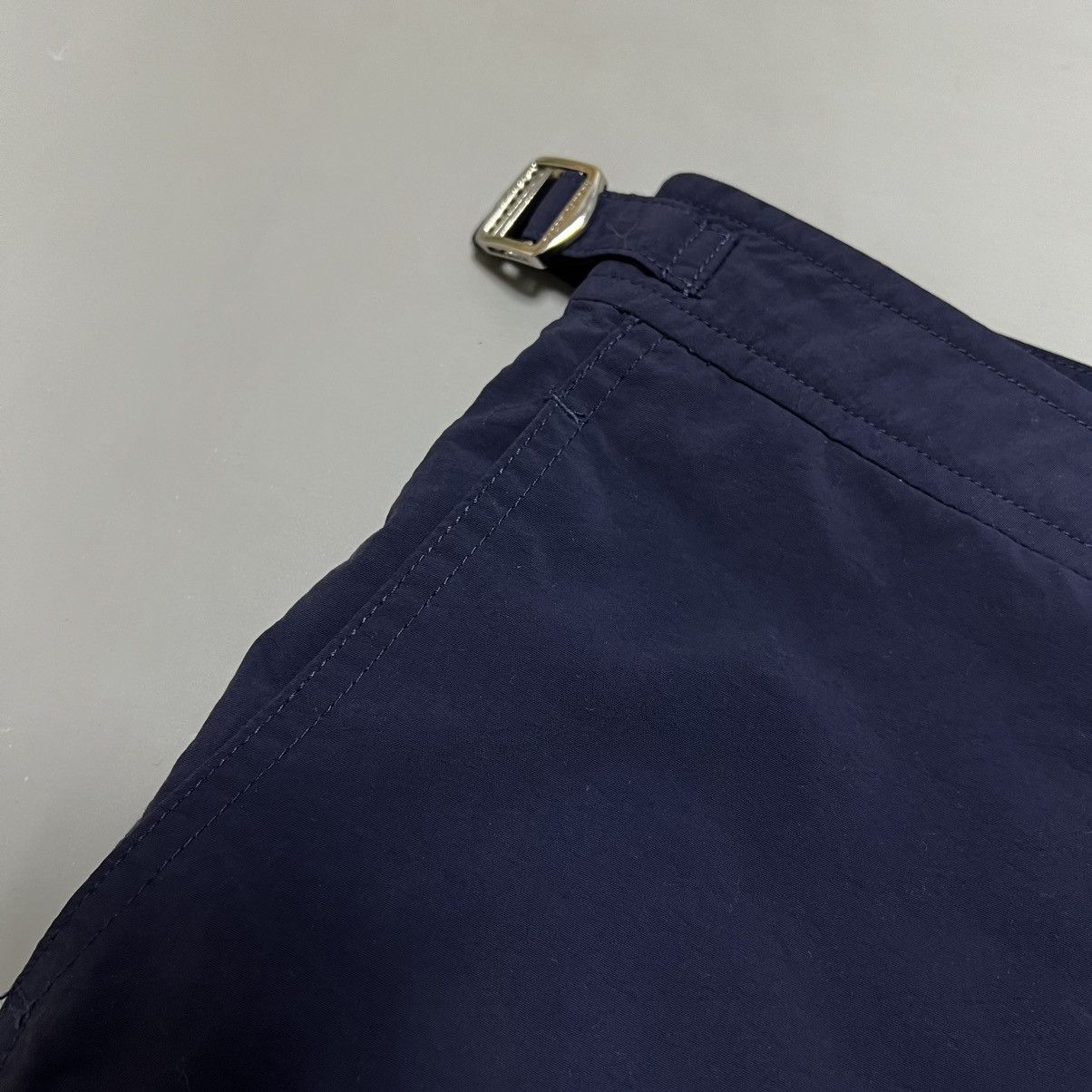 Polo Ralph Lauren × Ralph Lauren × Vintage Polo Ralph Lauren Vintage Nylon Shorts Navy Size US 34 / EU 50 - 9 Thumbnail
