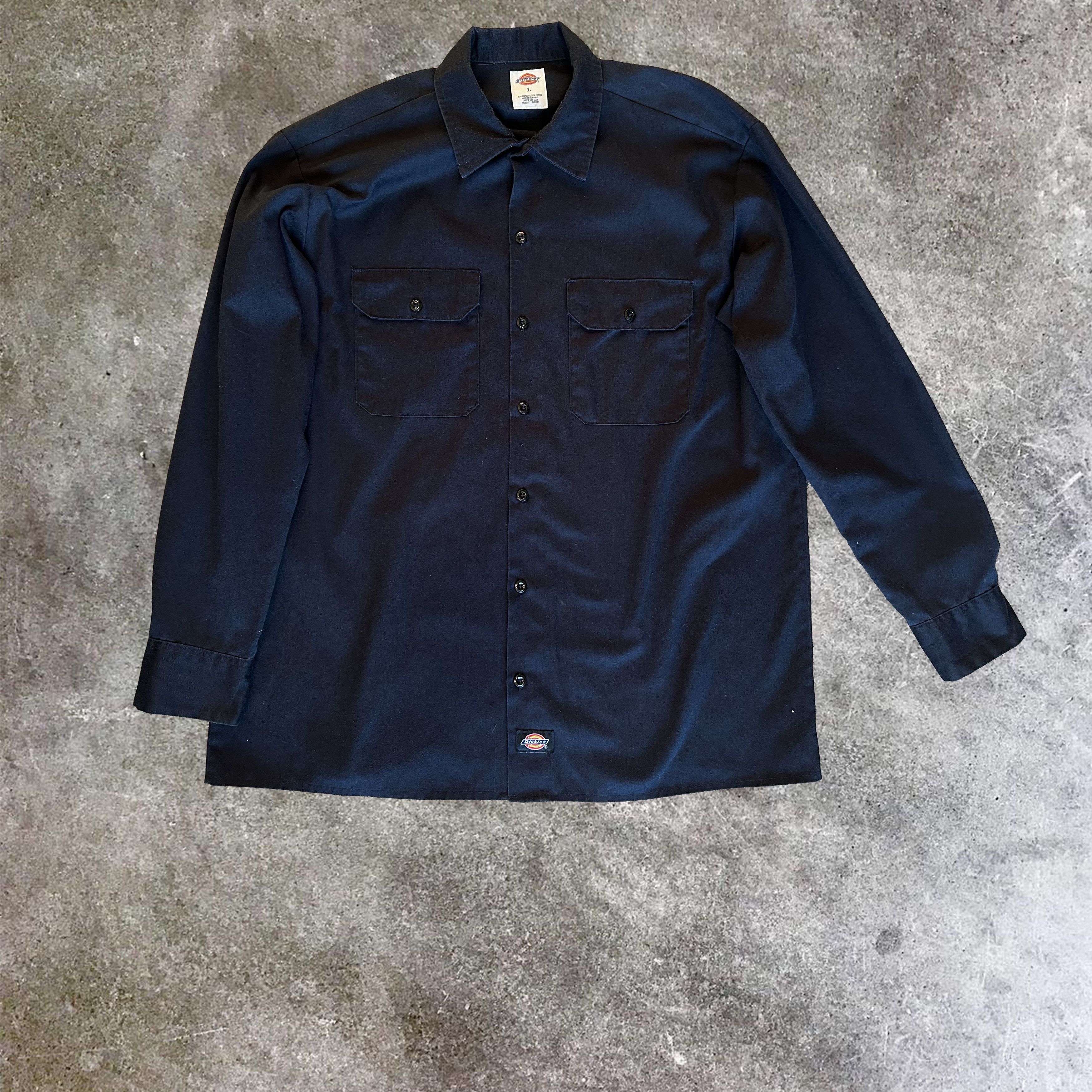 Dickies Dickies Mechanic Workwear Shirt — Black (Large) Size US L / EU 52-54 / 3 - 1 Thumbnail