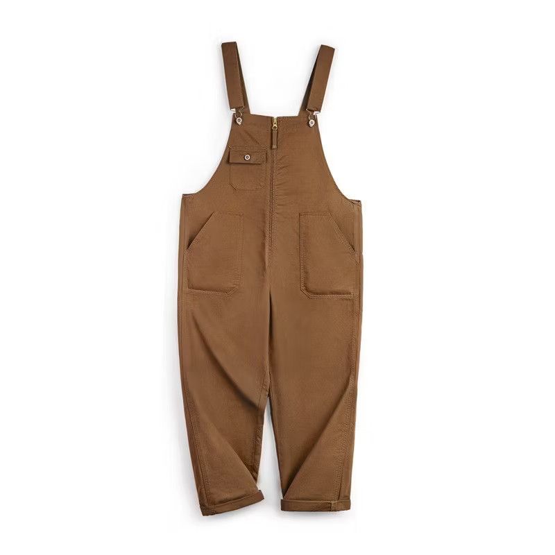 Japanese Brand 💥Khakis colour retro streetwear overall pant Size US 31 - 2 Thumbnail