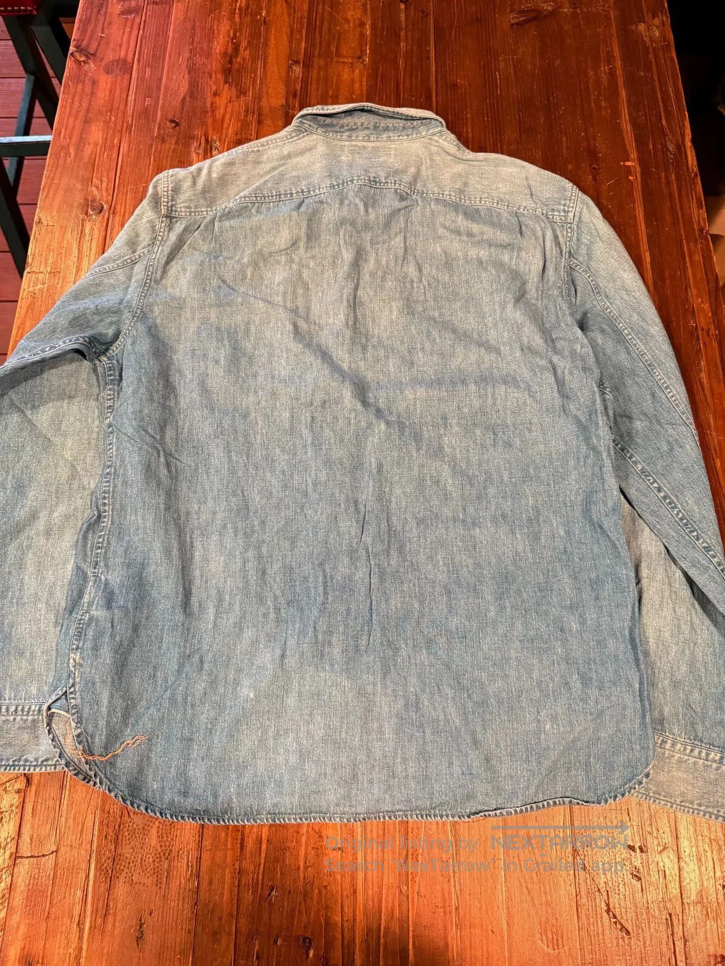 RRL Ralph Lauren RRL Denim Shirt M Light Blue. Size US M / EU 48-50 / 2 - 2 Thumbnail