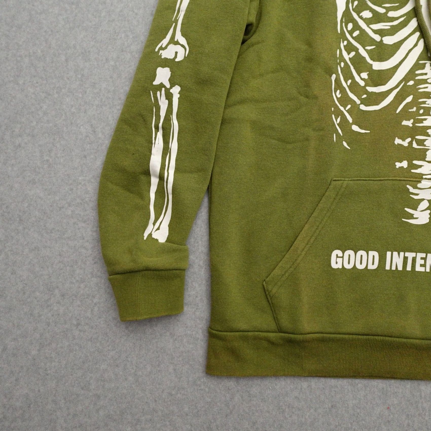 Olive THE WEEKND x NAV Good Intentions Adult Hoodie L NAV Olive Green Brown 29x22 Size: Large Color: Green MeASUREMENTS ARE PROVIDED IN PICTURES Mens Size US L / EU 52-54 / 3 - 6 Thumbnail