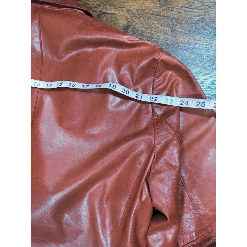 Other Kuhlman Antiquewash Genuine Leather 2 button Jacket Red Burg Size US M / EU 48-50 / 2 - 12 Thumbnail