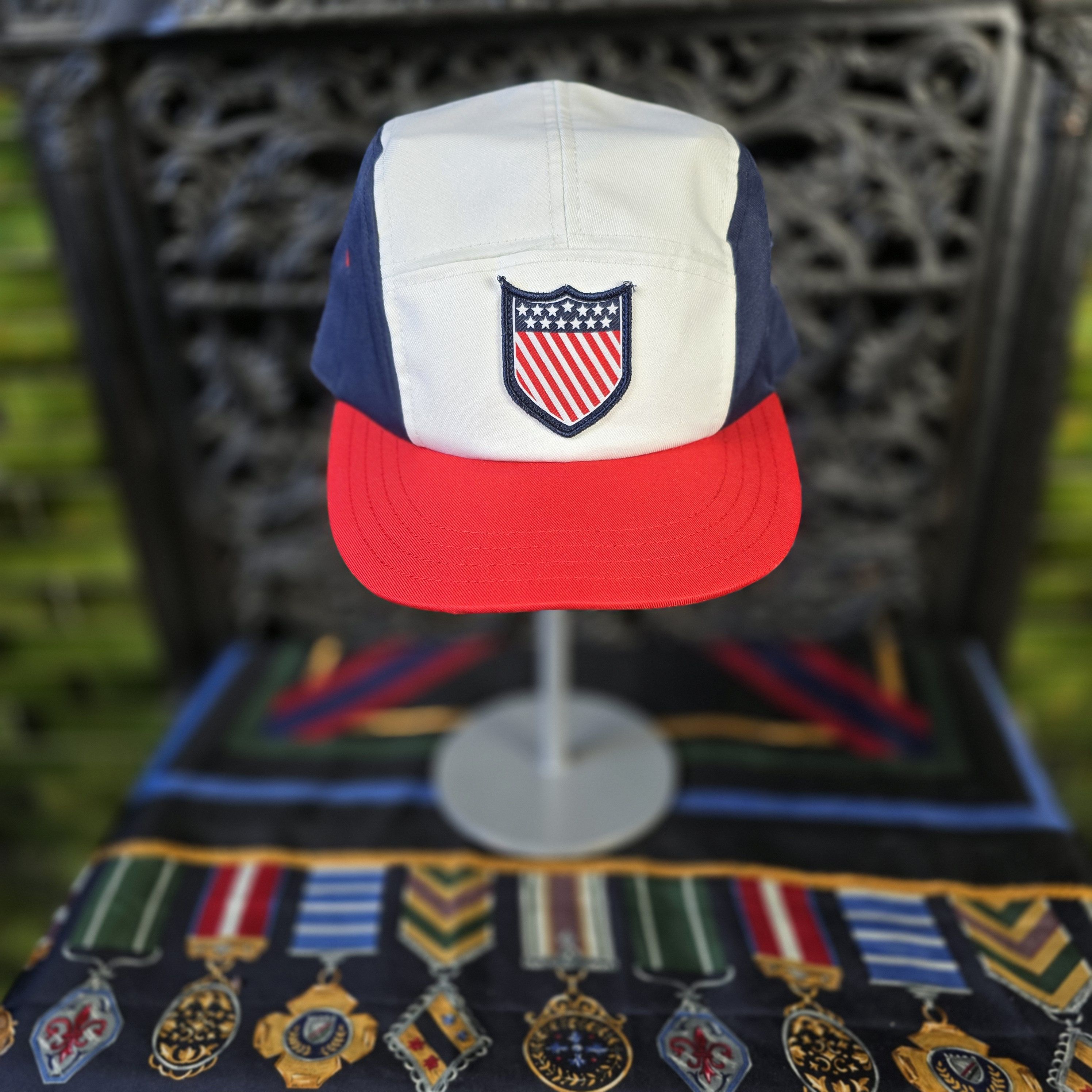 LRG LRG Lifted Research Group True Heads USA 5-Panel Hat OS Size ONE SIZE - 1 Thumbnail