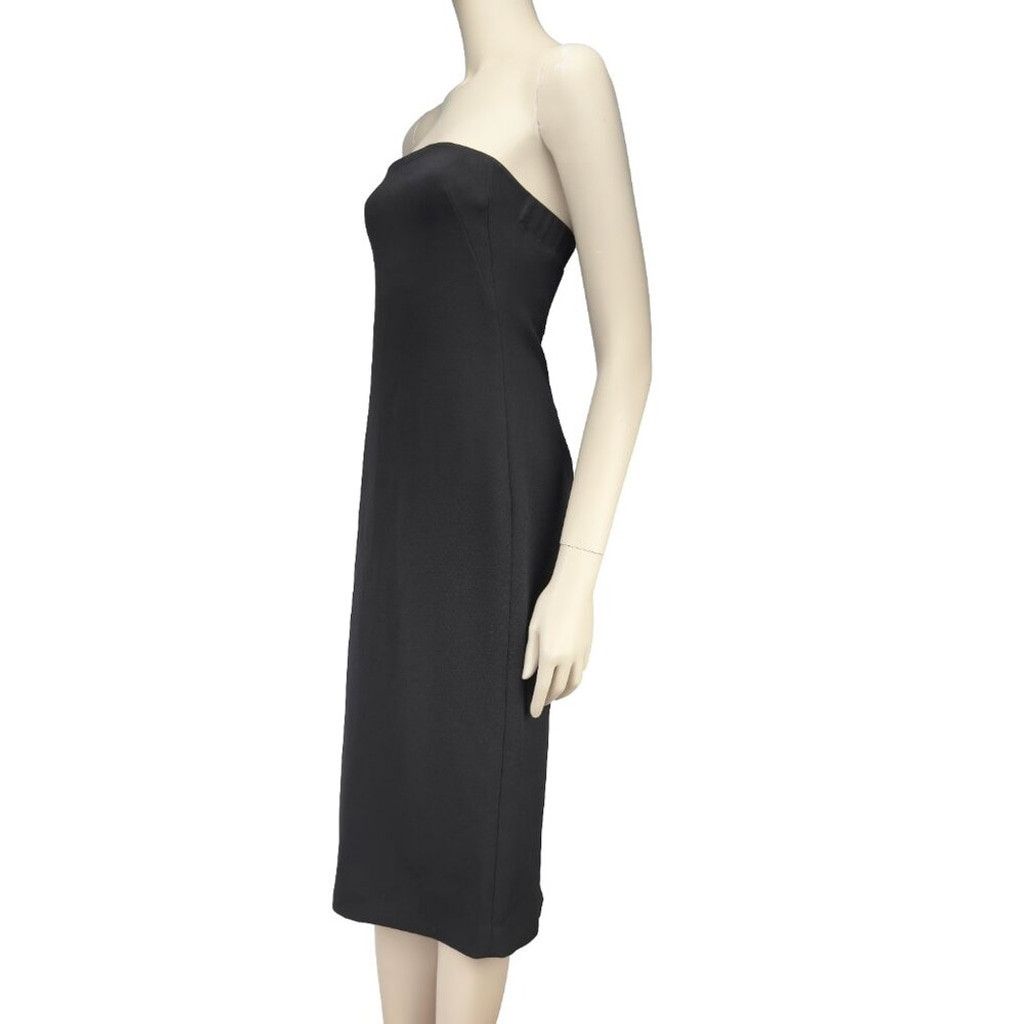 Other BABATON Strapless Bodycon Sheath A-Line Black Dress Size 2 Size XS / US 0-2 / IT 36-38 - 3 Thumbnail