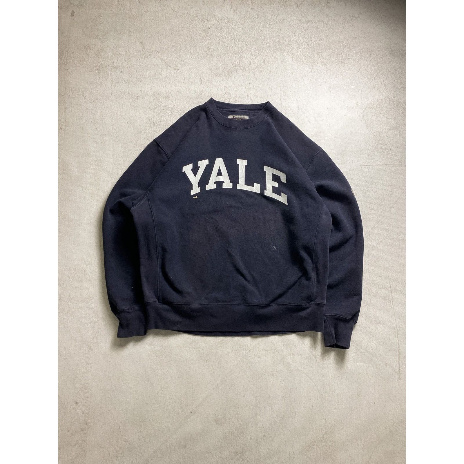 Vintage 90s Champion Yale Blue Sweatshirt - Men's Large