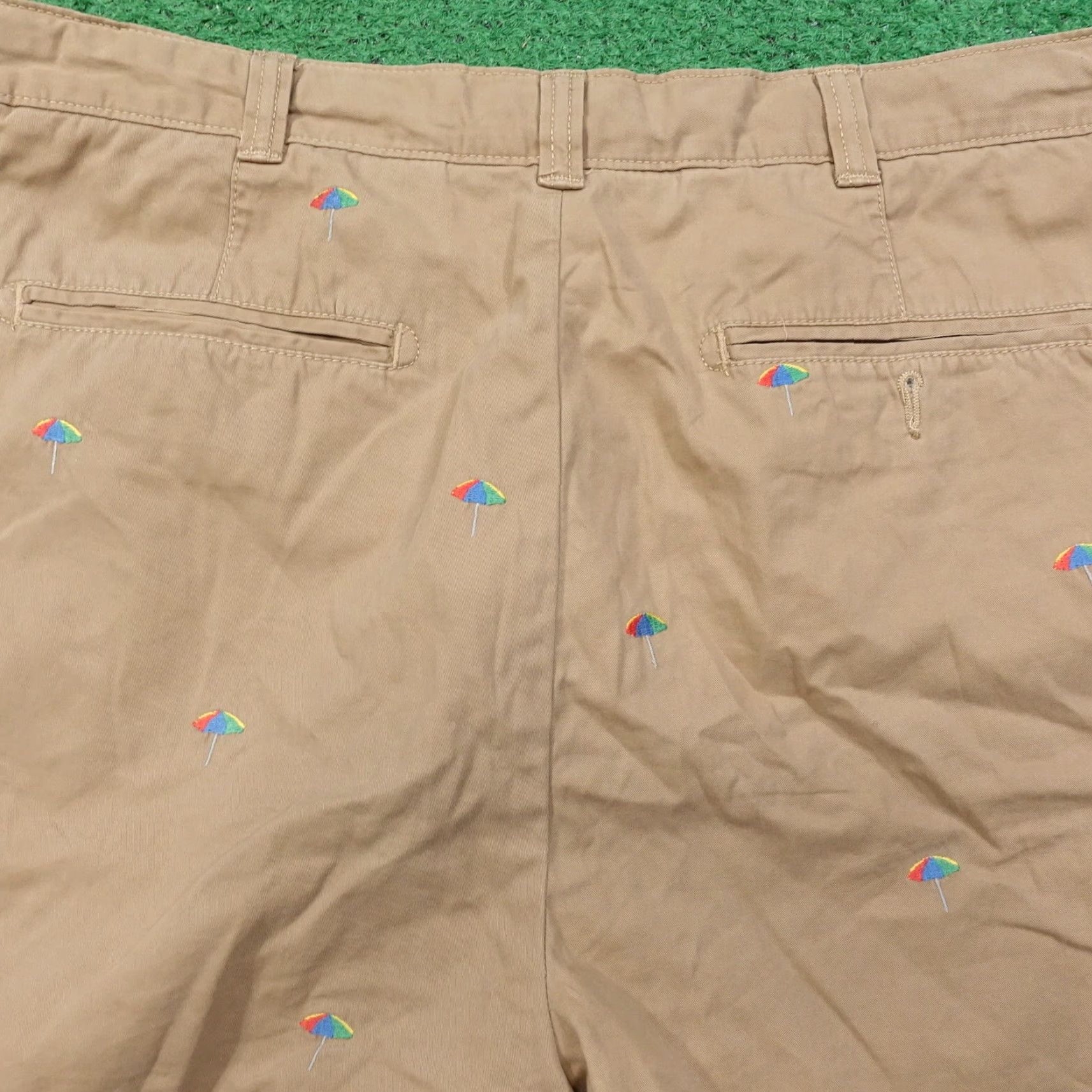 Cremieux Vintage Daniel Cremieux Men's Beige Khaki Cotton Chino Shorts Size 38 Casual Flat Front Size US 38 / EU 54 - 5 Thumbnail