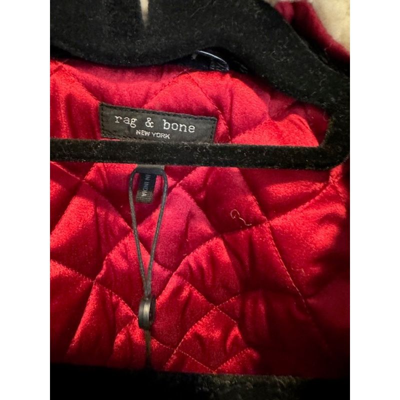 Rag & Bone Rag & Bone Colton Leather Jacket Removable Shearling Collar Size L / US 10 / IT 46 - 9 Thumbnail