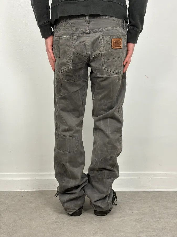 Dolce & Gabbana AW2010 Dolce & Gabbana Grey Multi Pockets Avant-Garde Pants Size US 37 - 4 Thumbnail