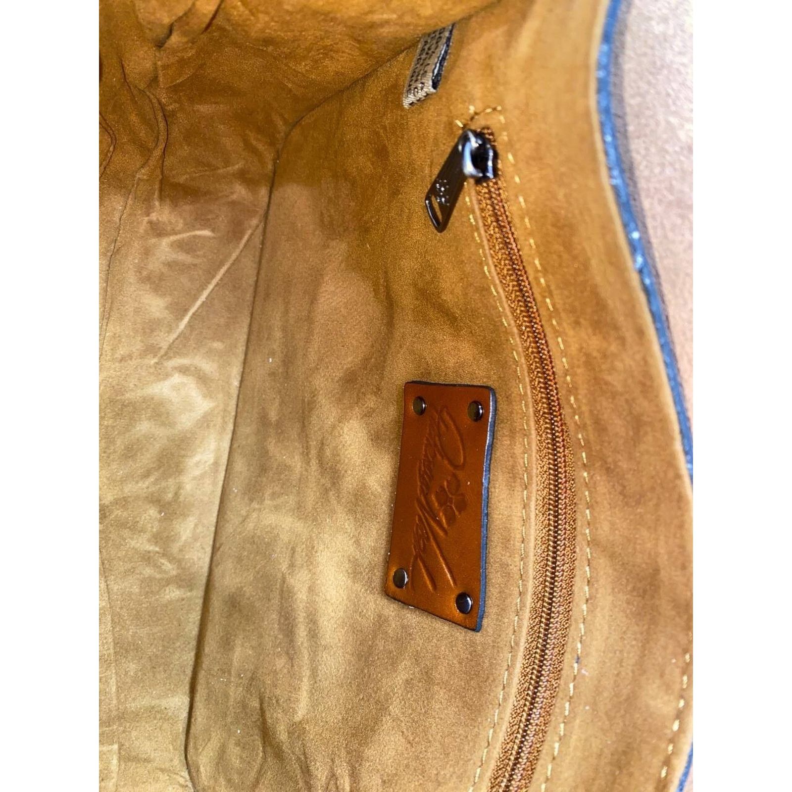 Patricia Nash Patricia Nash Leather Crossbody Antique Pltnm, bag A628413 Size ONE SIZE - 15 Thumbnail