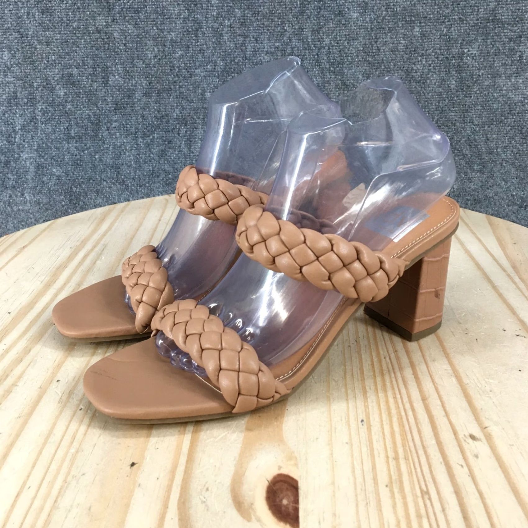Dolce Vita Dolce Vita Sandals Womens 9M Strappy Brown Slip On Open Toe Block Heels Casual Size US 9 / IT 39 - 6 Thumbnail