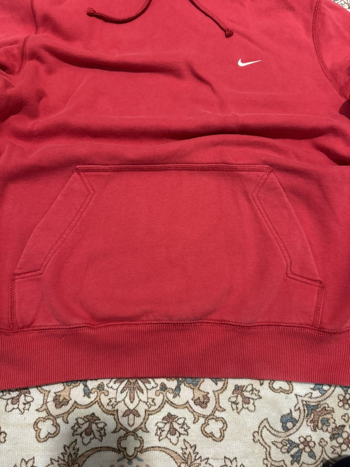 Nike × Vintage Vintage Nike Small Swoosh Hoodie Size US L / EU 52-54 / 3 - 3 Thumbnail